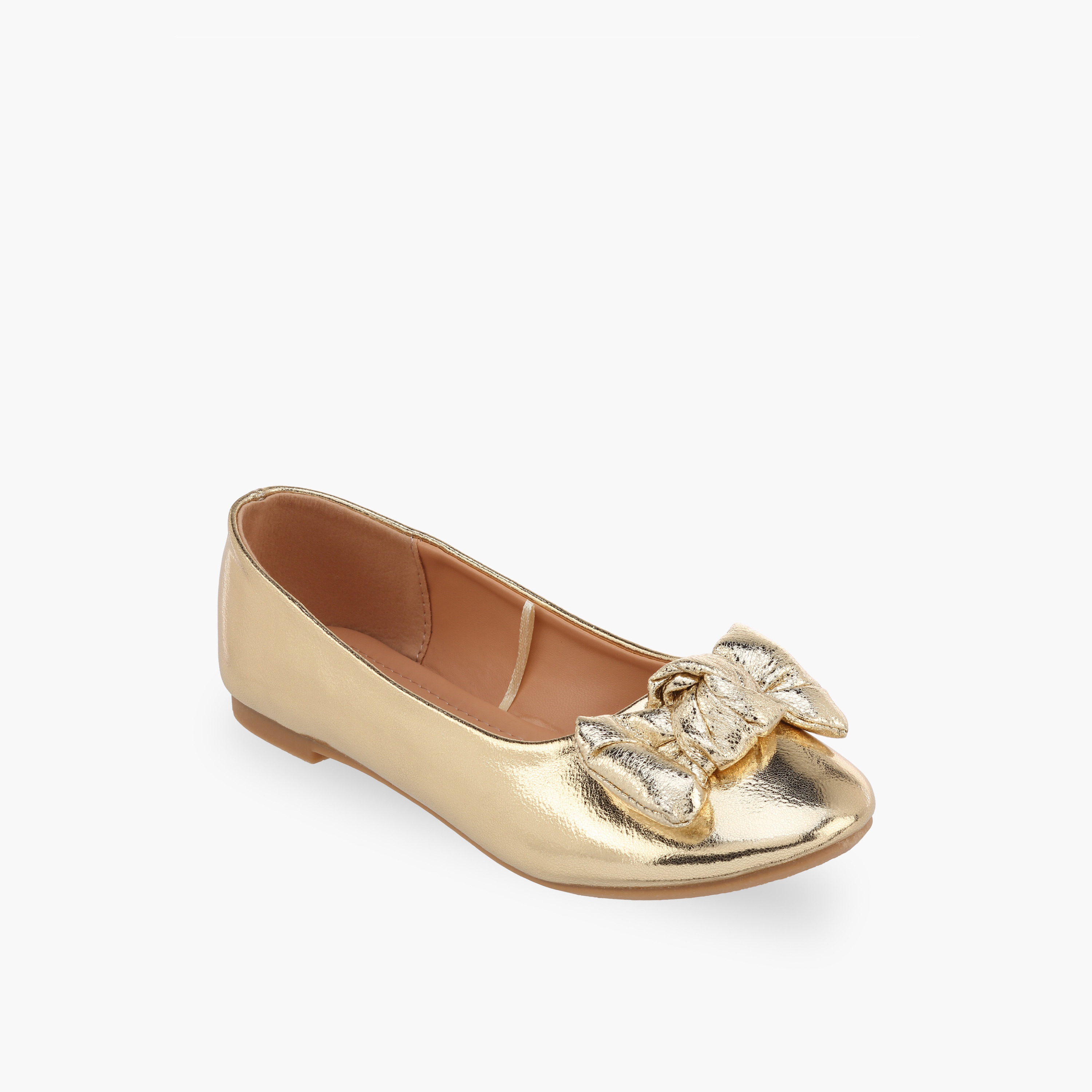 Flora Bella Girls Bow Accent Ballerina Shoes-girls-shoes-ballerinas-image-2