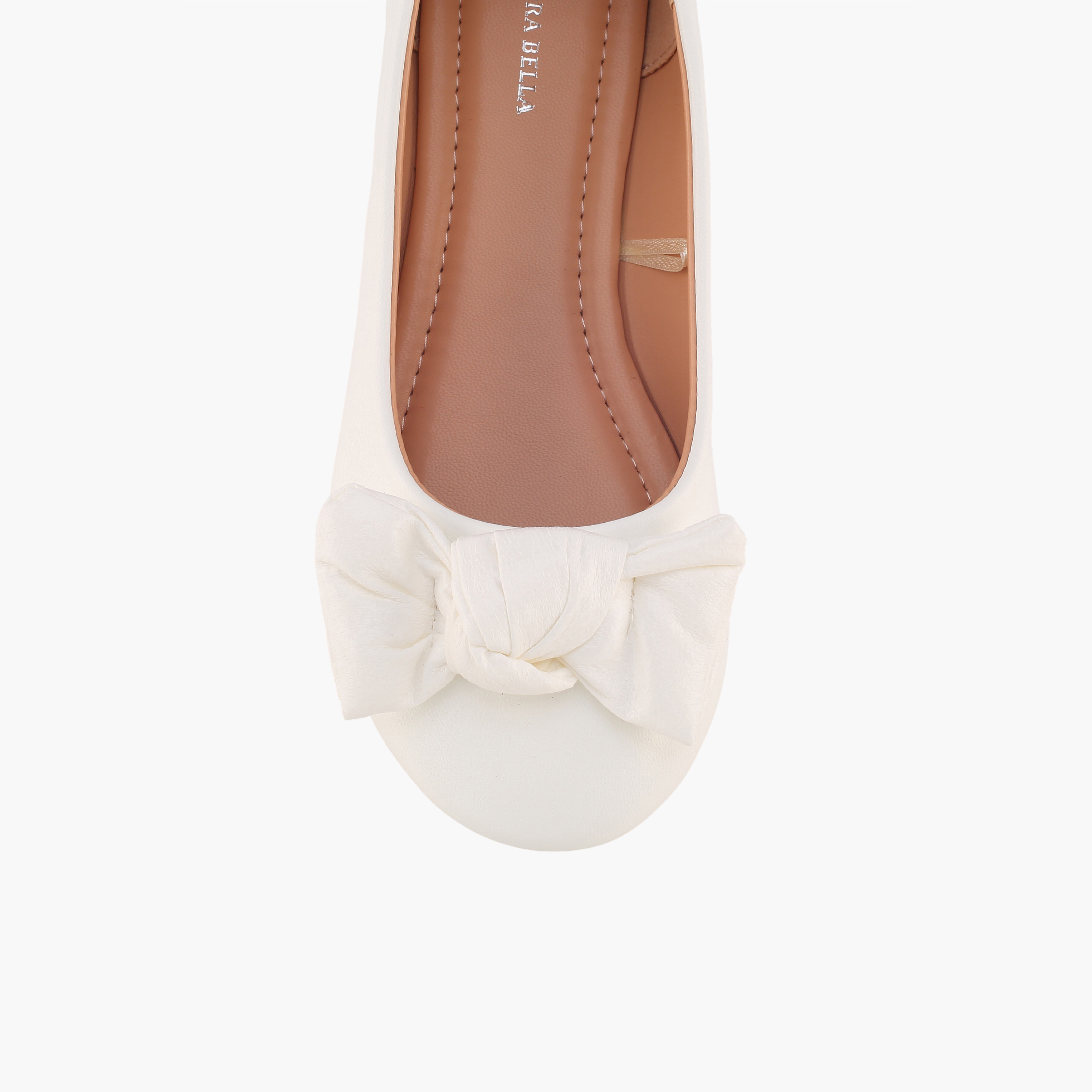 حذاء باليرينا بزينة فيونكة للبنات من فلورا بيلا-girls-shoes-ballerinas-image-4