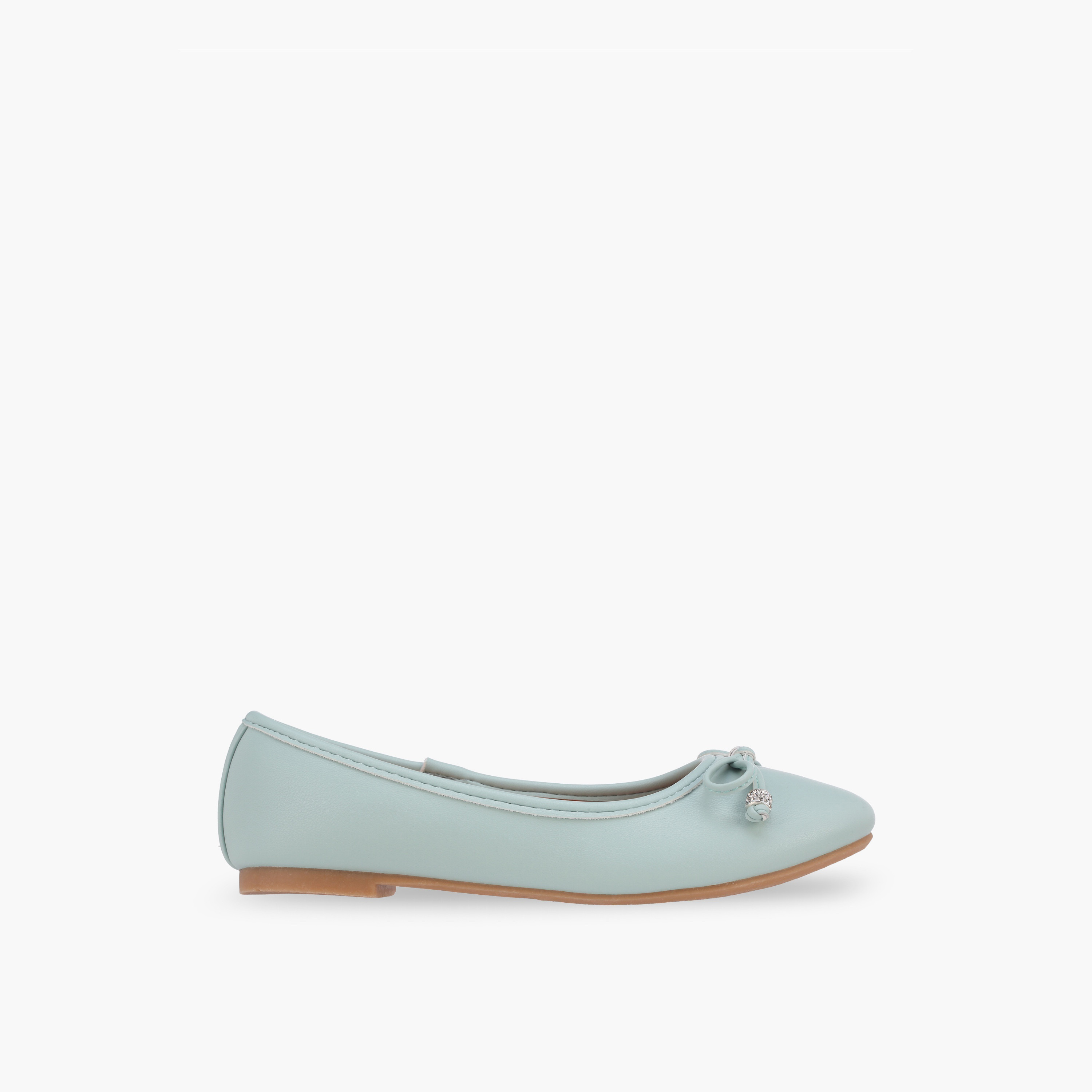 Flora Bella Girls Bow Applique Ballerina Shoes-girls-shoes-ballerinas-image-8
