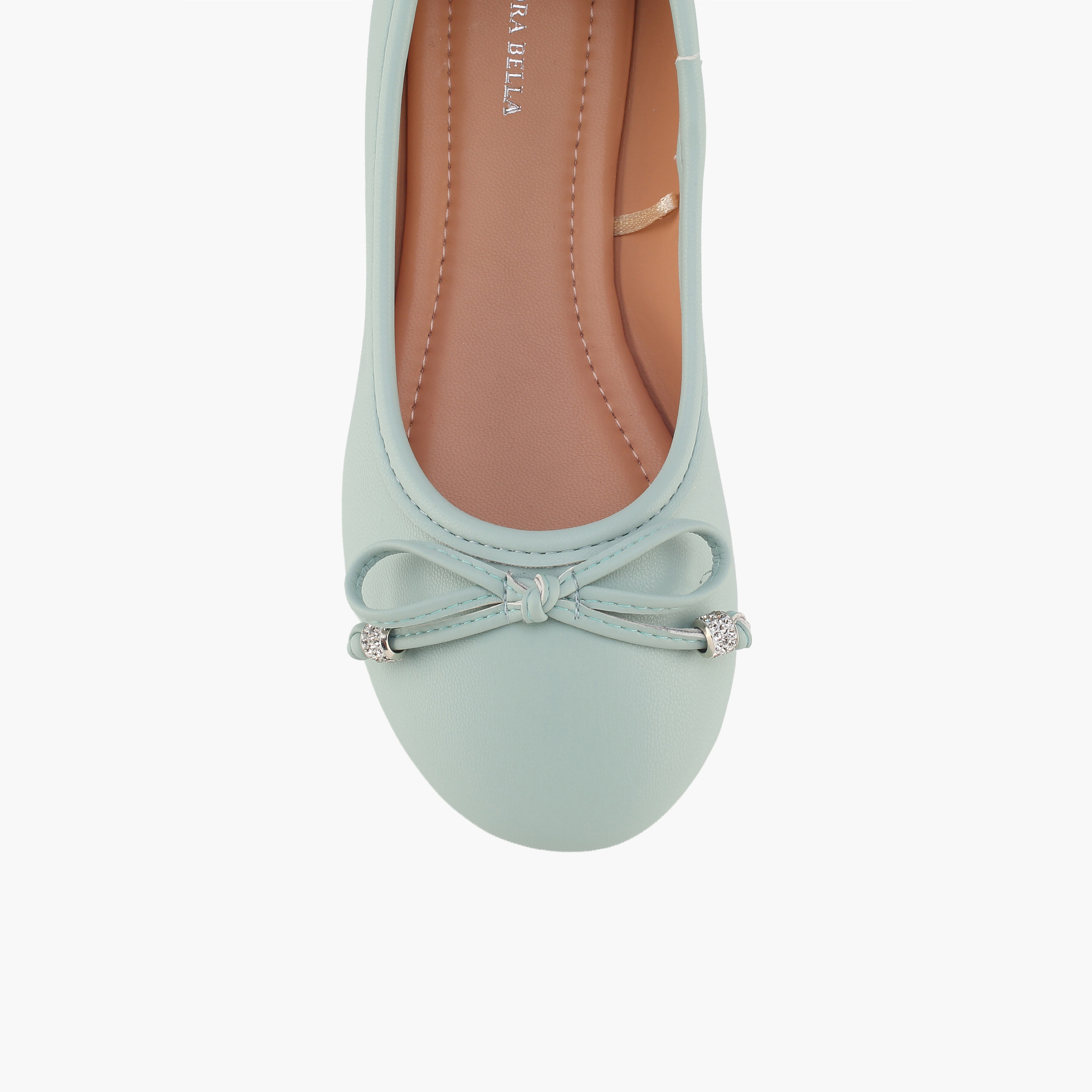 Flora Bella Girls Bow Applique Ballerina Shoes-girls-shoes-ballerinas-image-4
