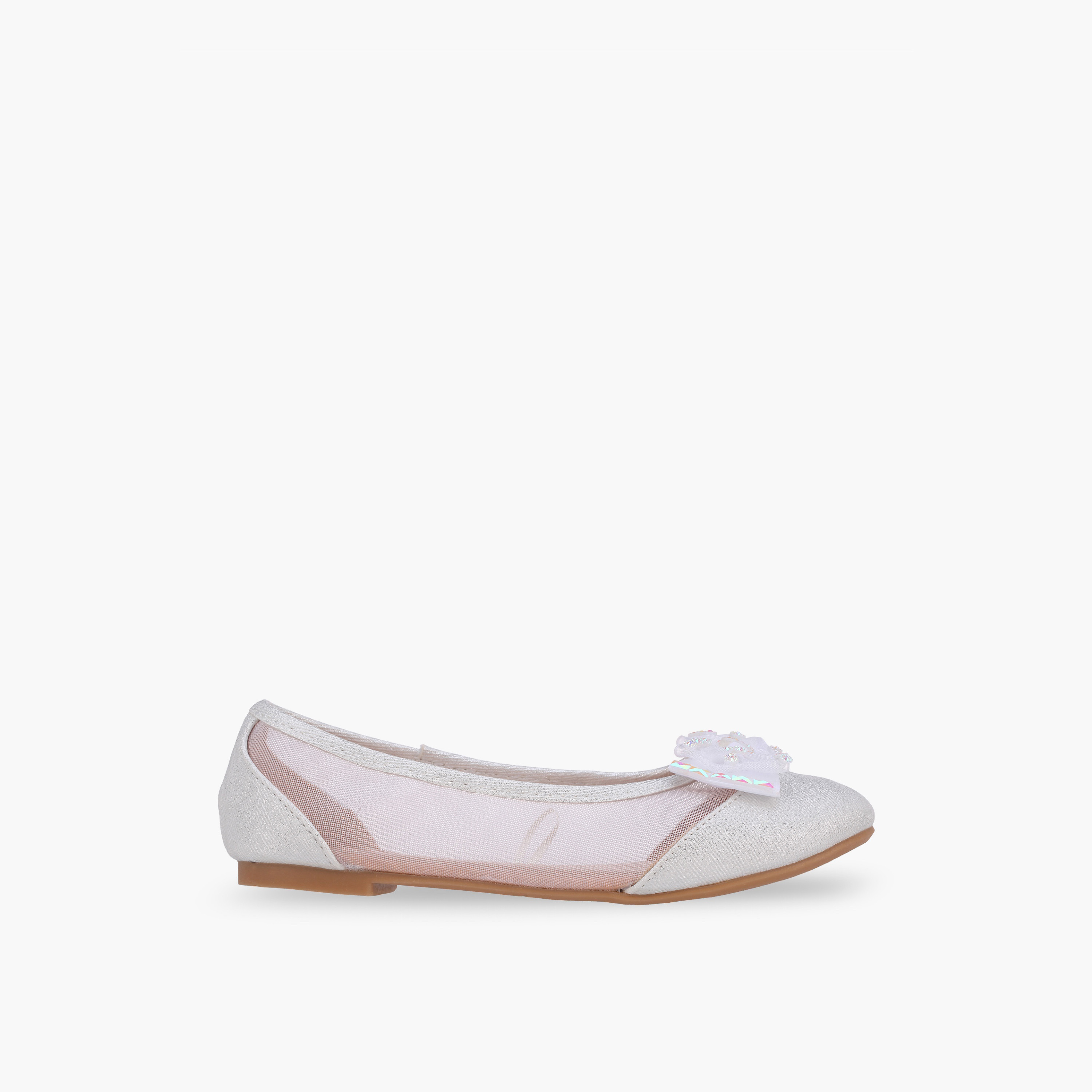 حذاء باليرينا مزين بفيونكة للبنات من فلورا بيلا-girls-shoes-ballerinas-image-3