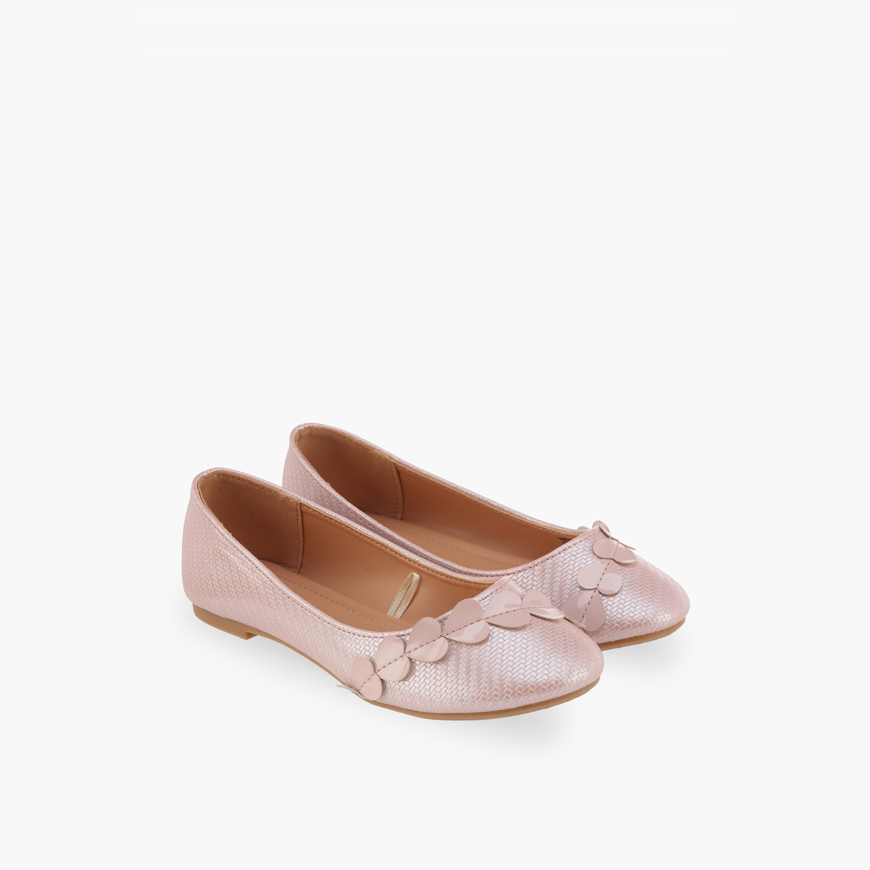 حذاء باليرينا بتفاصيل زخارف للبنات من فلورا بيلا-girls-shoes-ballerinas-image-1