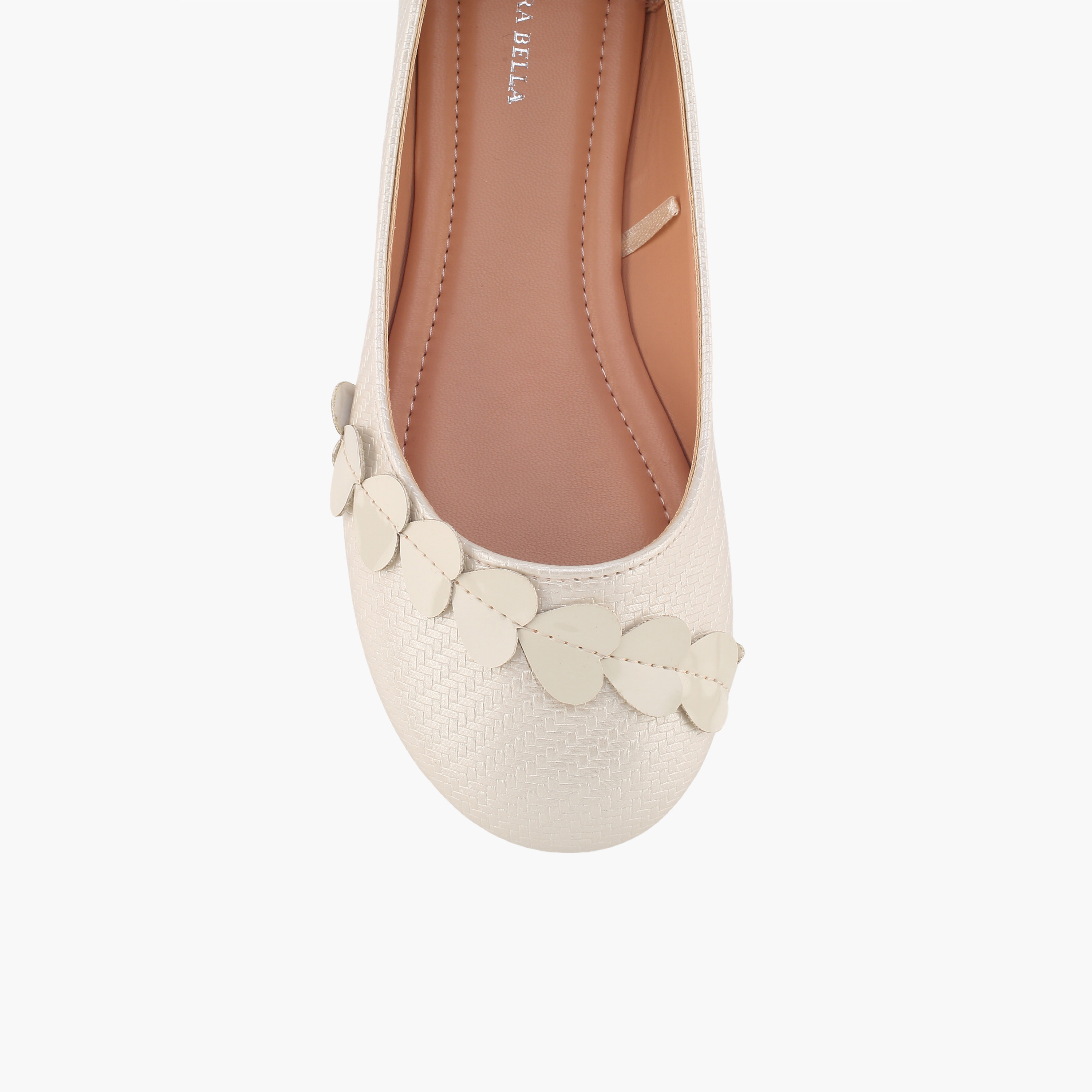 حذاء باليرينا بتفاصيل زخارف للبنات من فلورا بيلا-girls-shoes-ballerinas-image-4