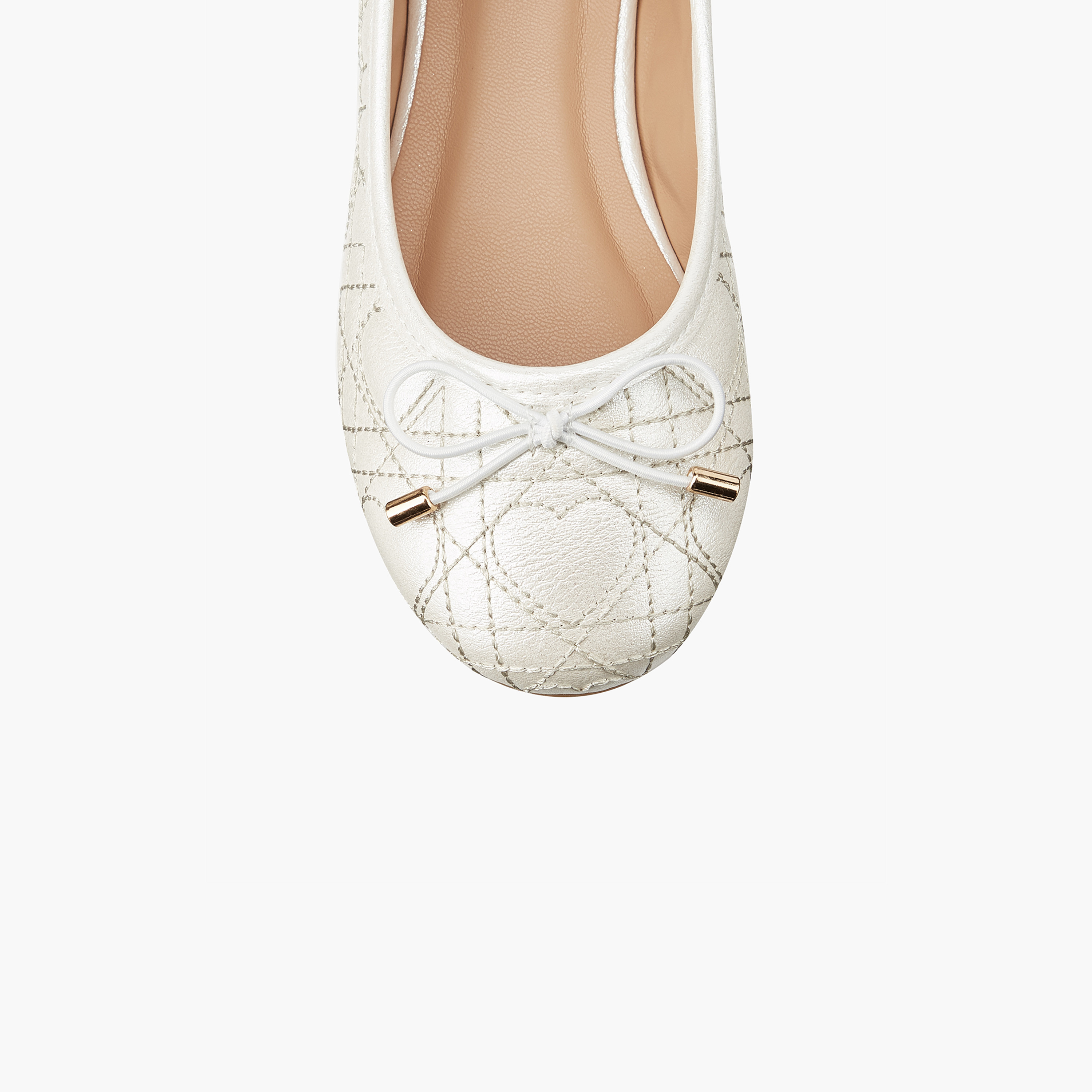 حذاء باليرينا مبطن للبنات من ليتل ميسي-girls-shoes-ballerinas-image-4