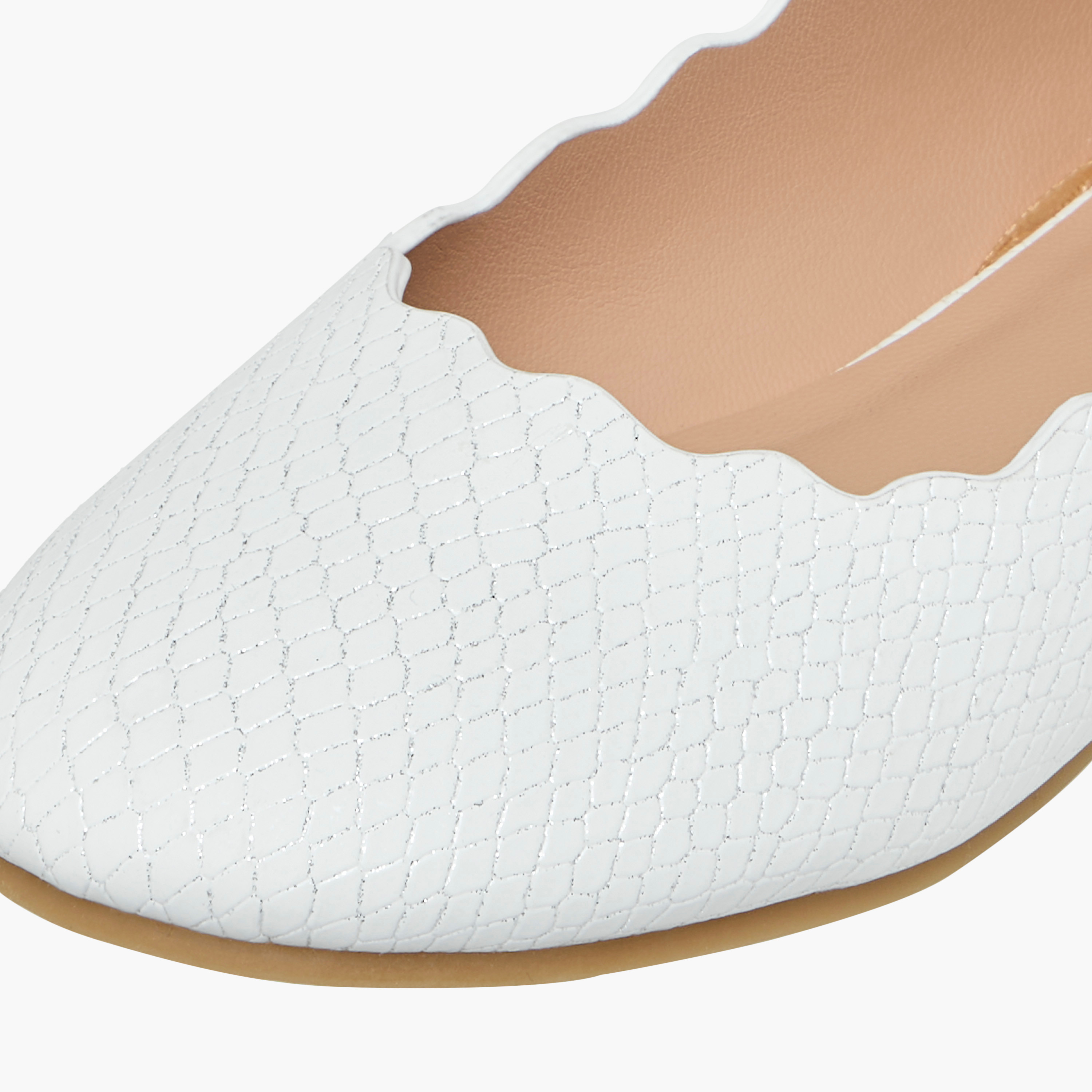 Little Missy Textured Slip-On Ballerina Shoes-girls-shoes-ballerinas-image-6