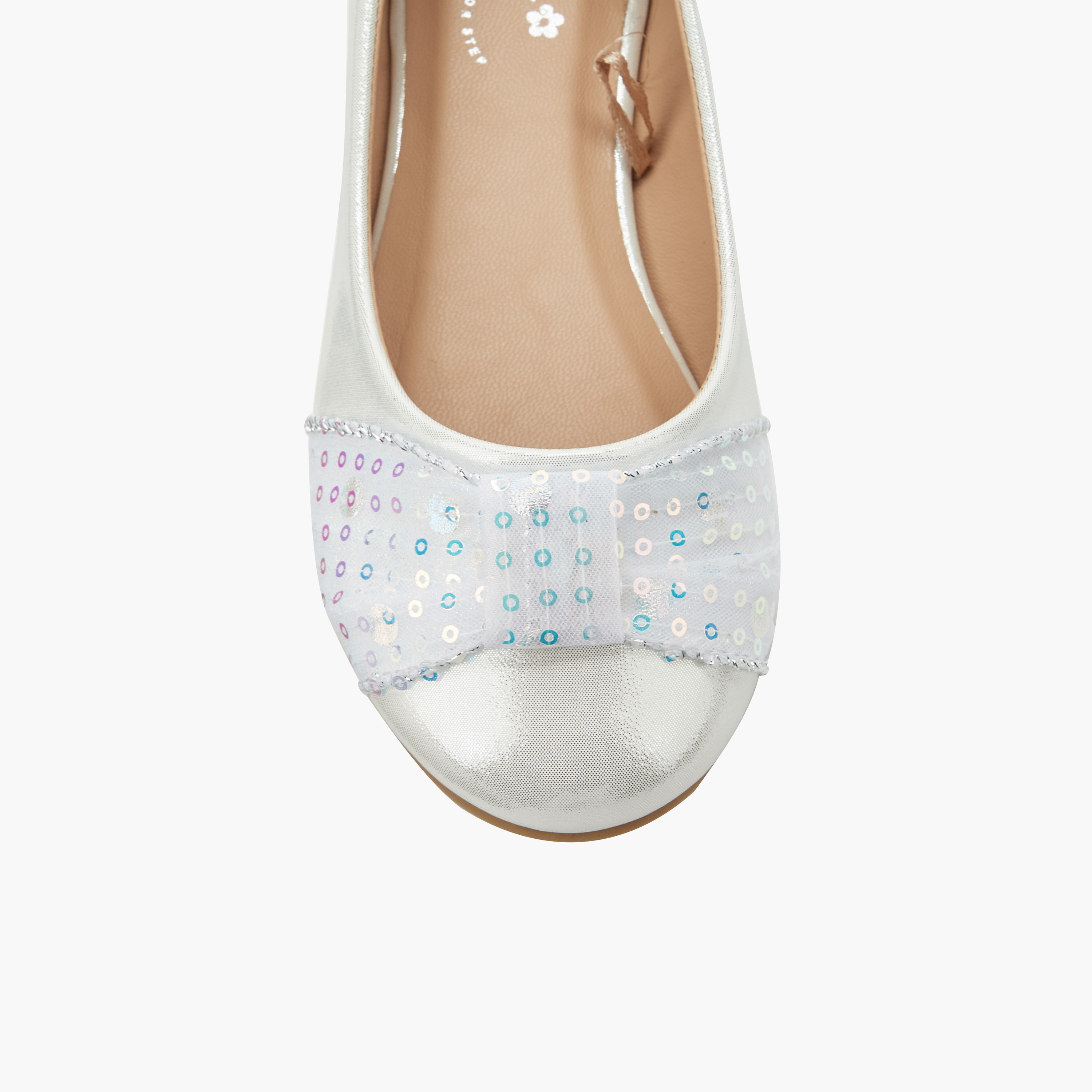 حذاء باليرينا سهل الارتداء للبنات من ليتل ميسي-girls-shoes-ballerinas-image-1