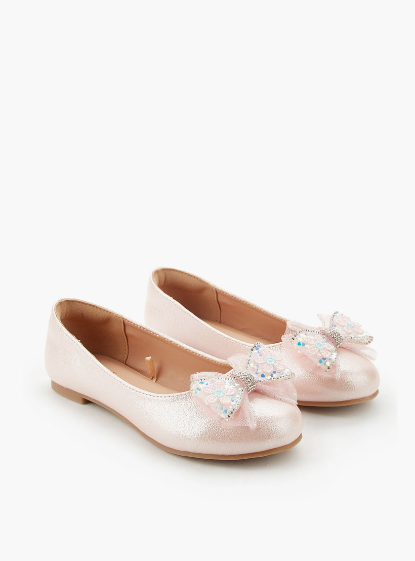 حذاء باليرينا بفيونكة للبنات من سيليست-girls-shoes-ballerinas-image-1