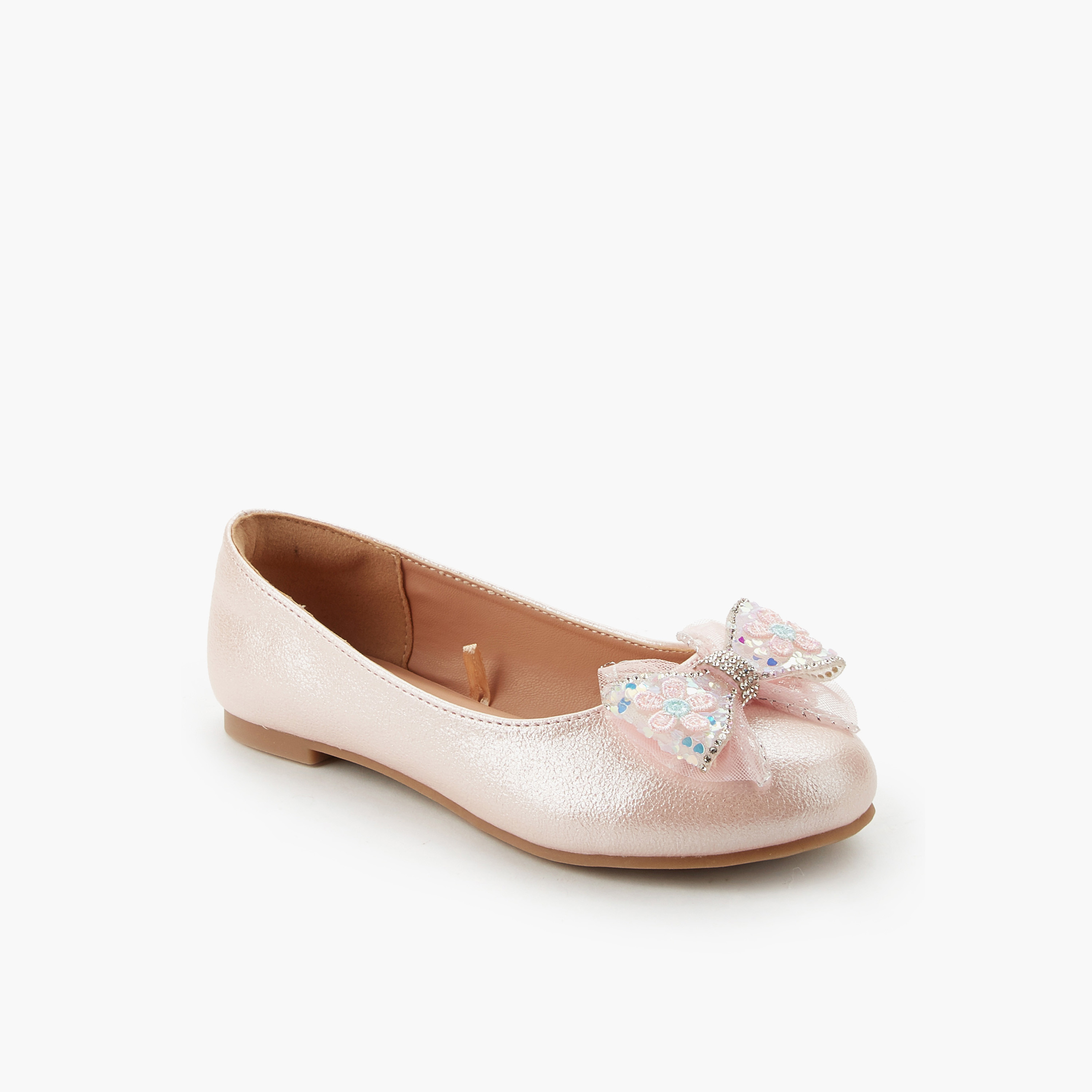 حذاء باليرينا بفيونكة للبنات من سيليست-girls-shoes-ballerinas-image-3