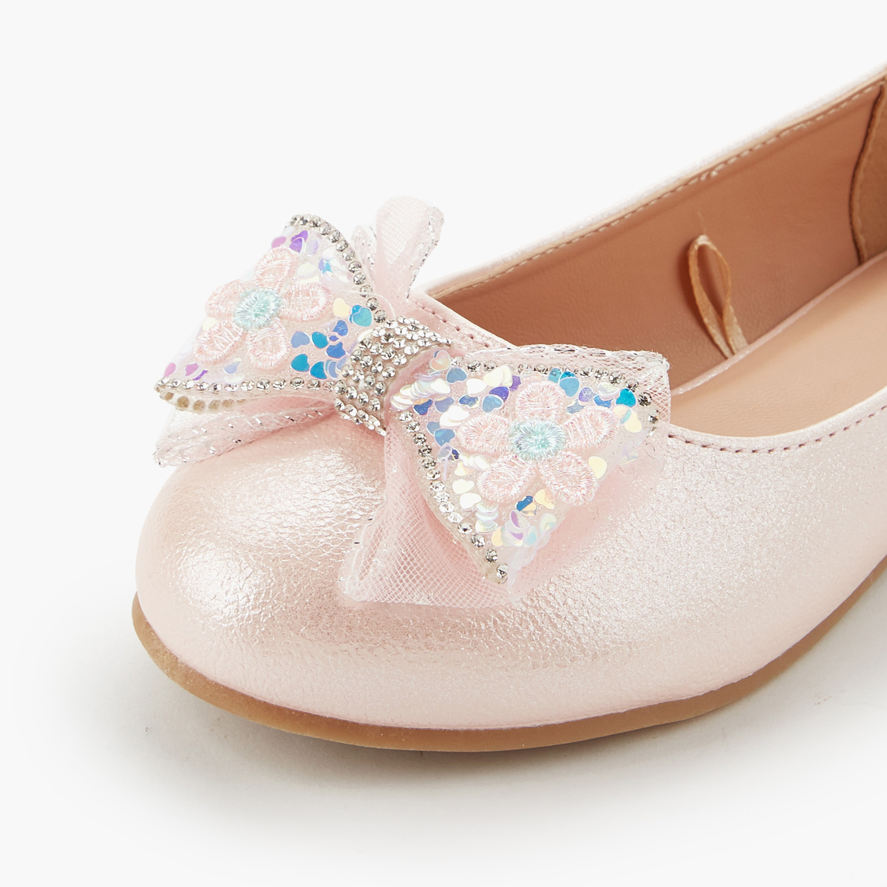 حذاء باليرينا بفيونكة للبنات من سيليست-girls-shoes-ballerinas-image-4
