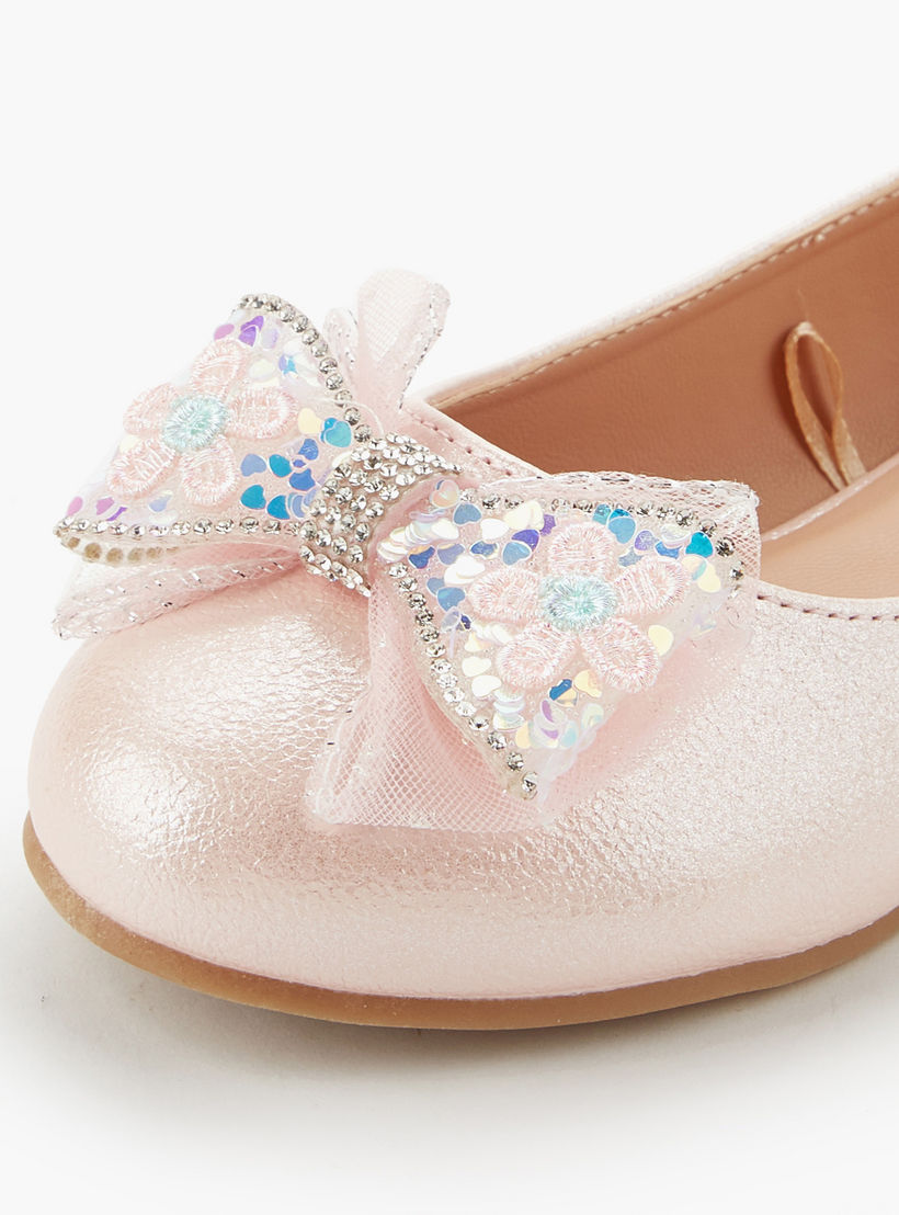 حذاء باليرينا بفيونكة للبنات من سيليست-girls-shoes-ballerinas-image-4