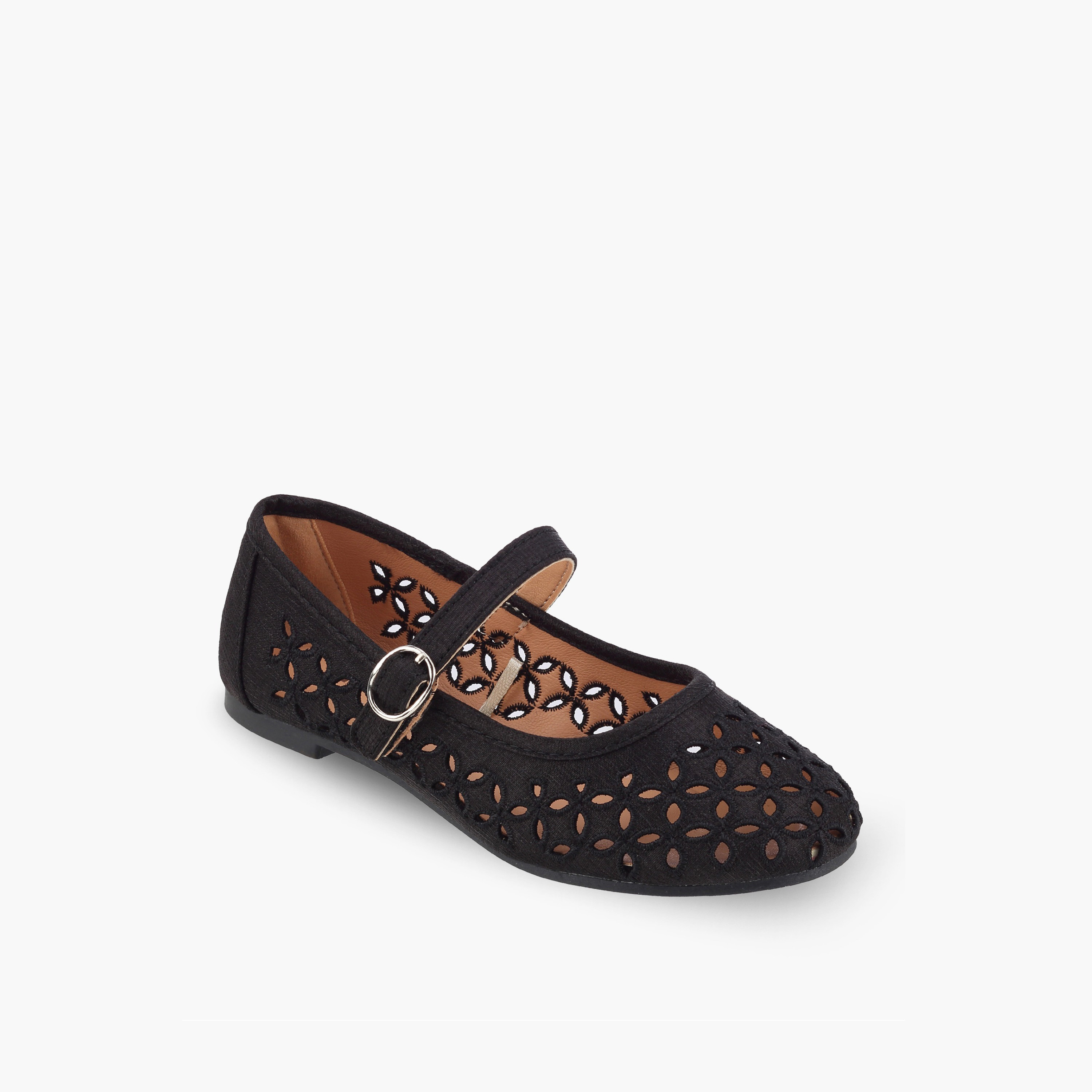 Little Missy Girls Laser Cut Mary Jane Shoes-girls-shoes-maryjanes-image-2