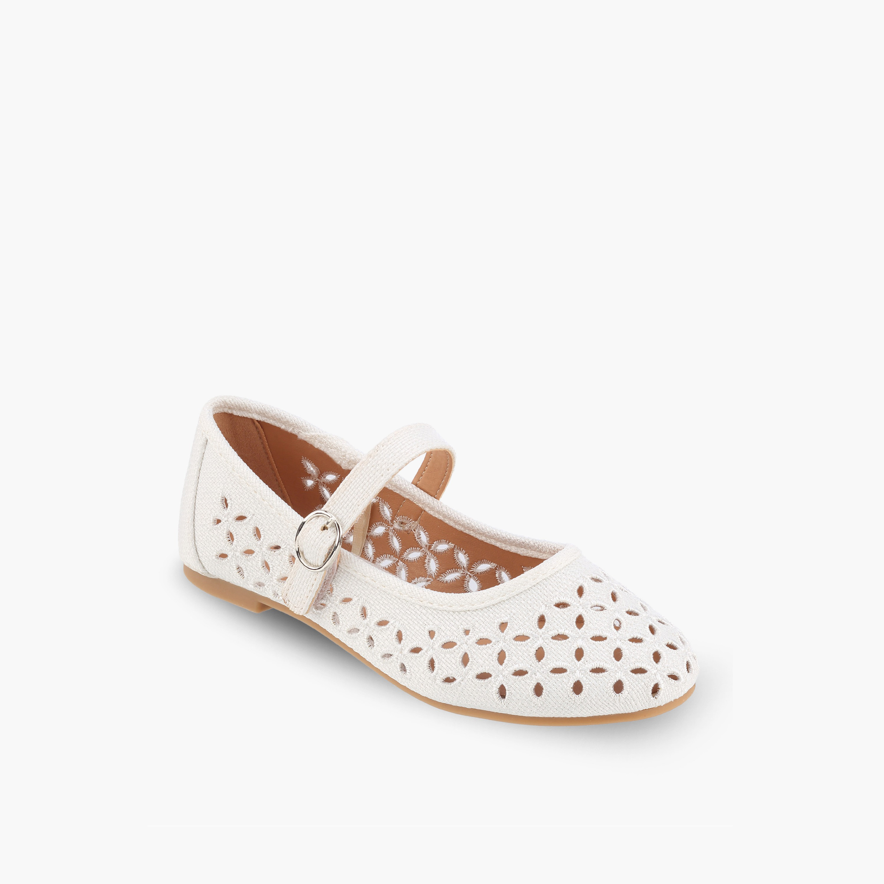 Little Missy Girls Laser Cut Mary Jane Shoes-girls-shoes-maryjanes-image-2