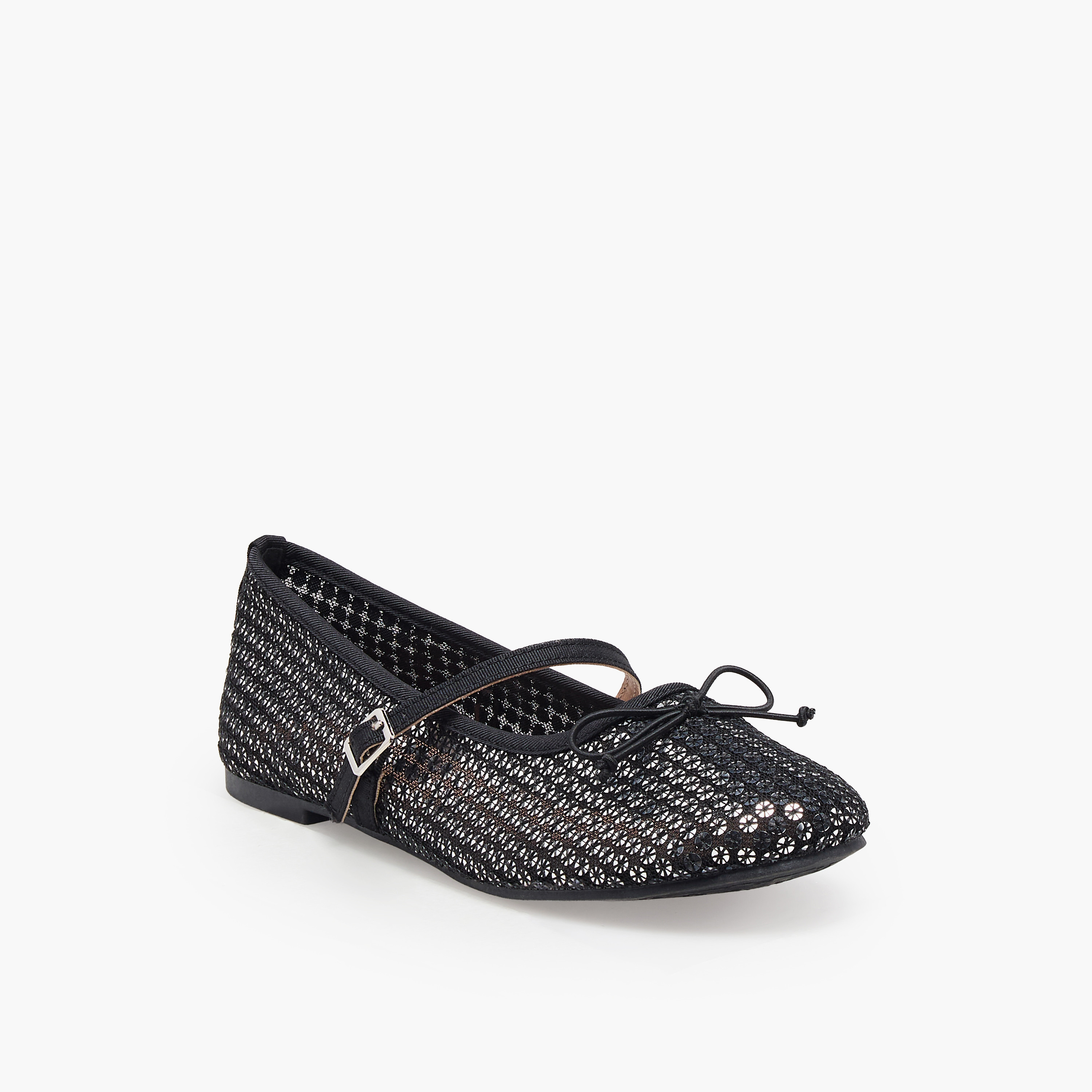 حذاء ماري جين بإبزيم إغلاق للبنات من ليتل ميسي-girls-shoes-maryjanes-image-2