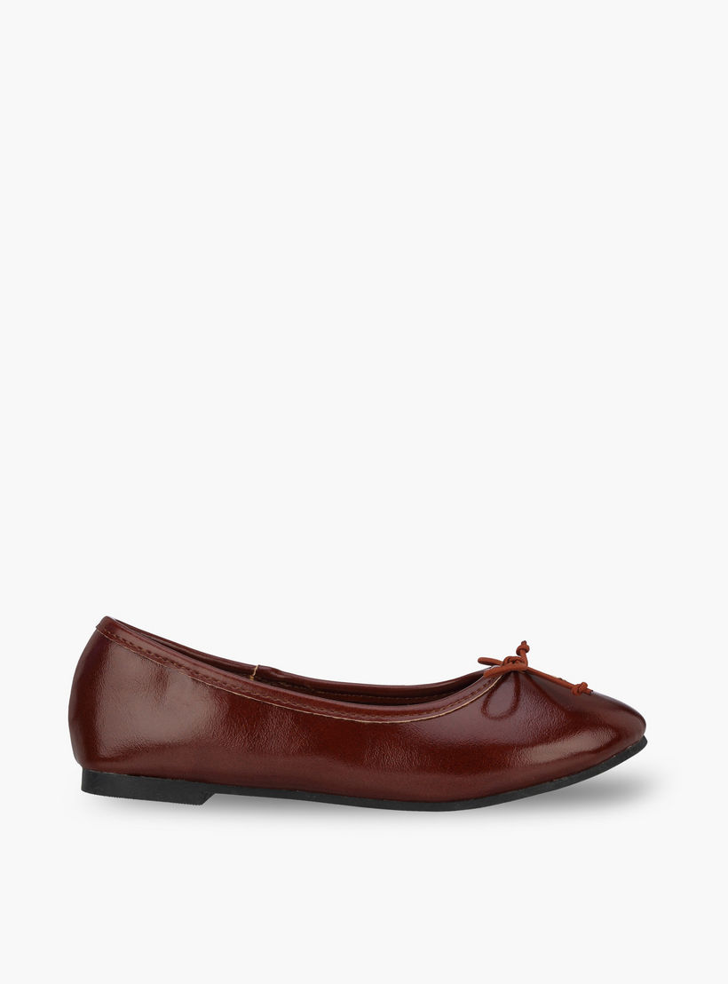 حذاء باليرينا بفيونكة للبنات من ليتل ميسي-girls-shoes-ballerinas-image-3