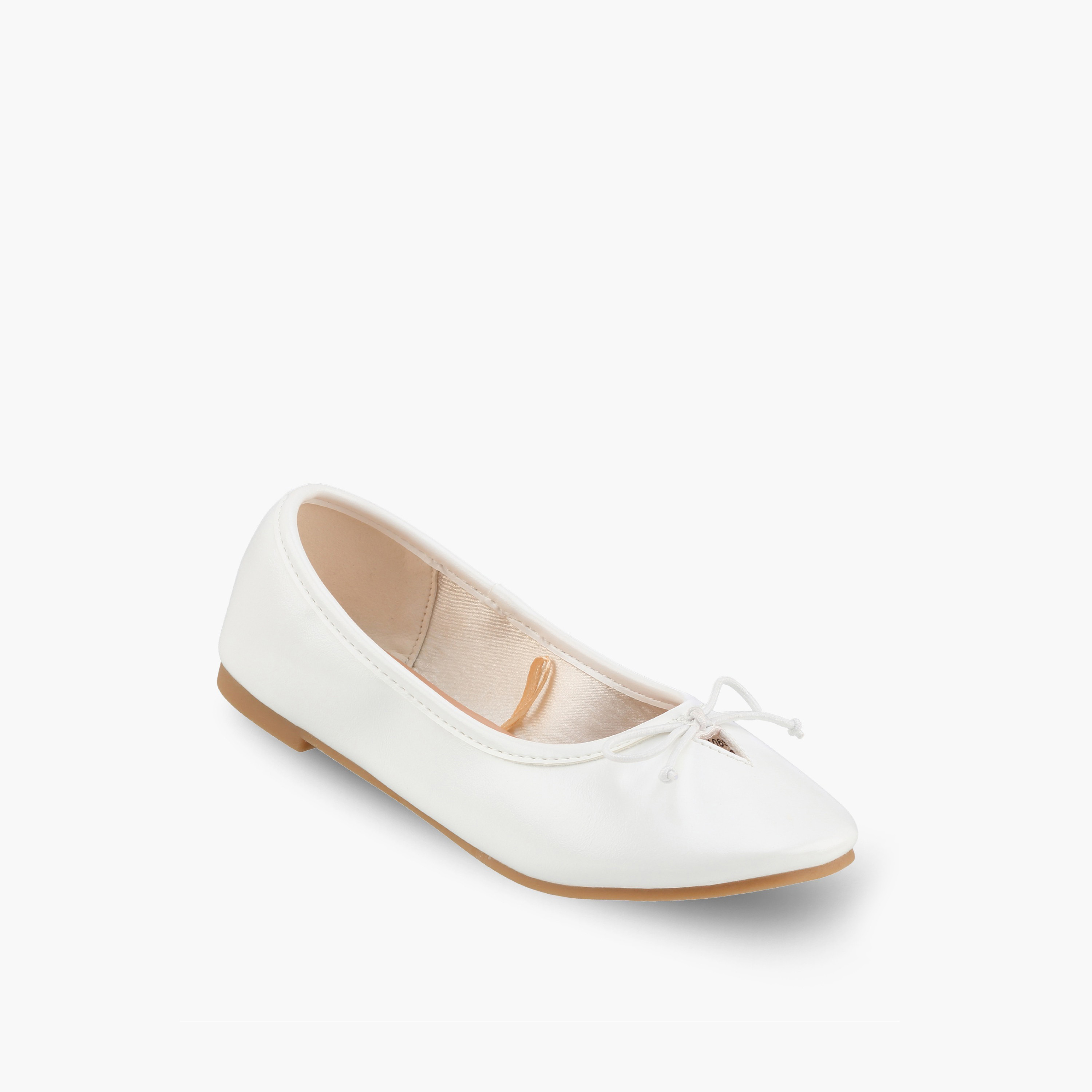Little Missy Girls Bow Accent Ballerina Shoes-girls-shoes-ballerinas-image-2