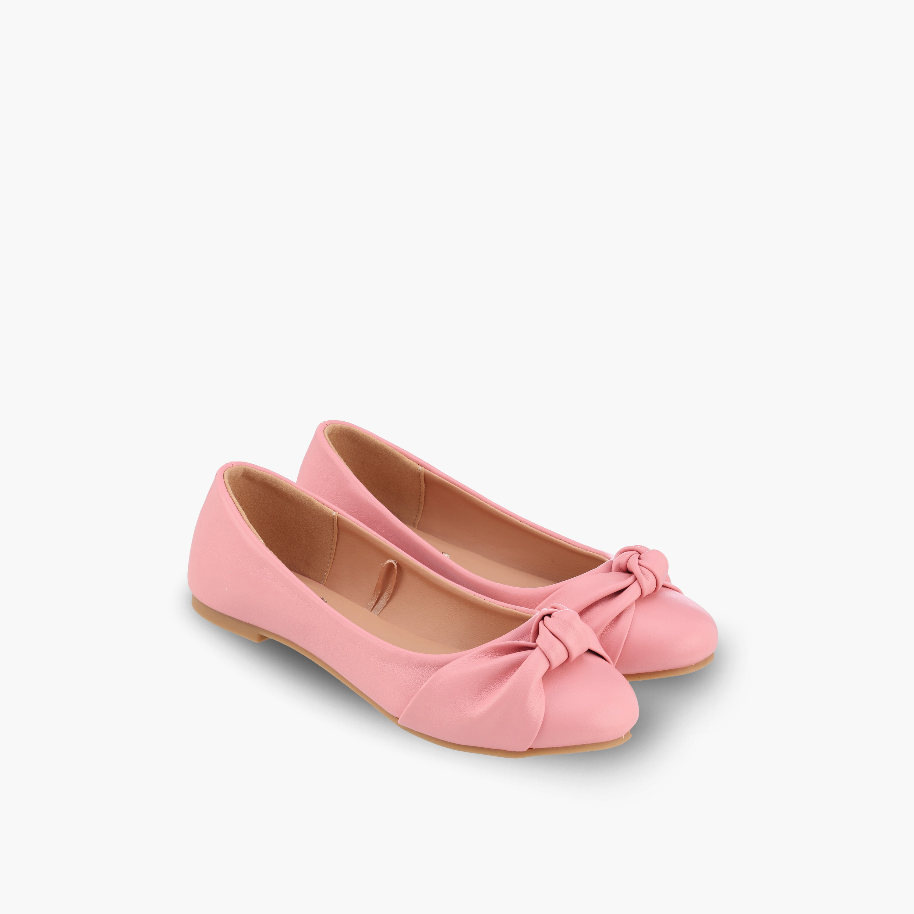 حذاء باليرينا بعقدة للبنات من ليتل ميسي-girls-shoes-ballerinas-image-1