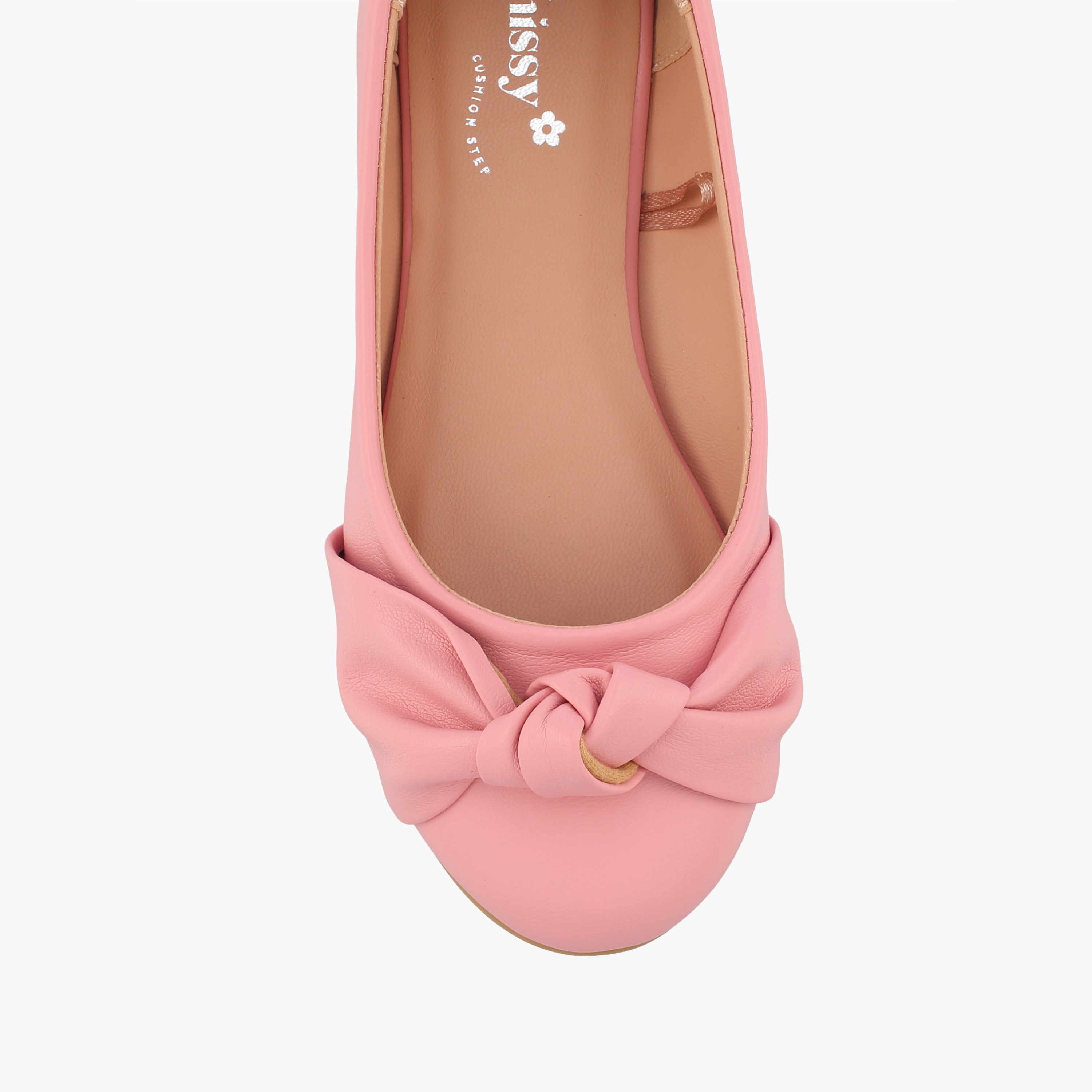 حذاء باليرينا بعقدة للبنات من ليتل ميسي-girls-shoes-ballerinas-image-4
