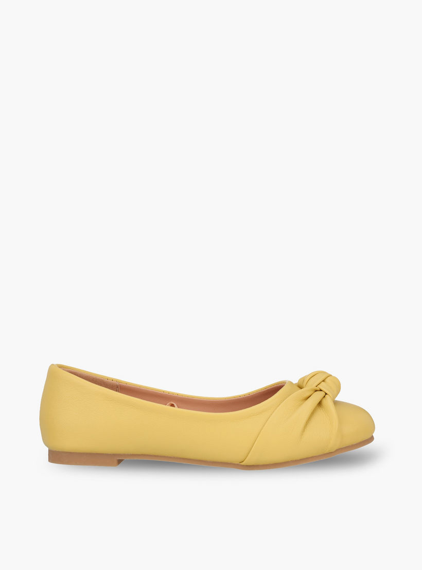 حذاء باليرينا بعقدة للبنات من ليتل ميسي-girls-shoes-ballerinas-image-3