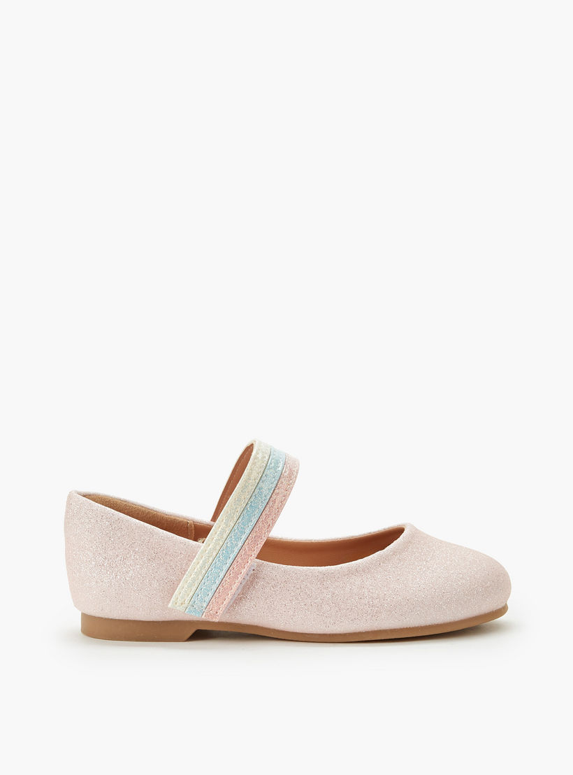 حذاء باليرينا بشريط إغلاق لاصق للبنات من جونيورز-girls-shoes-ballerinas-image-3