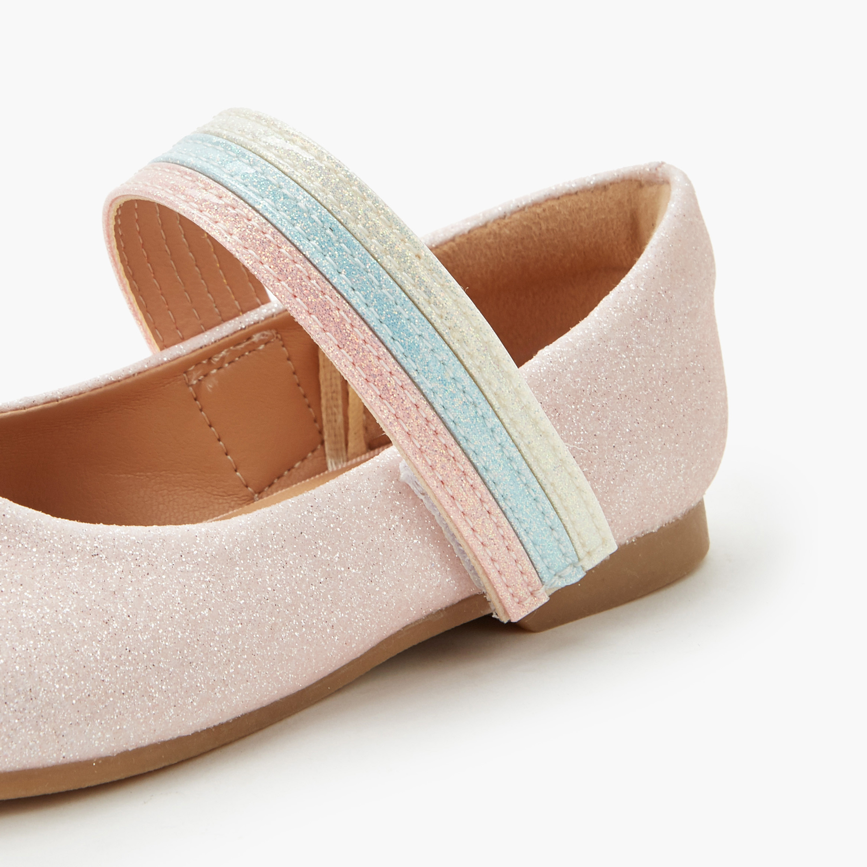 حذاء باليرينا بشريط إغلاق لاصق للبنات من جونيورز-girls-shoes-ballerinas-image-5