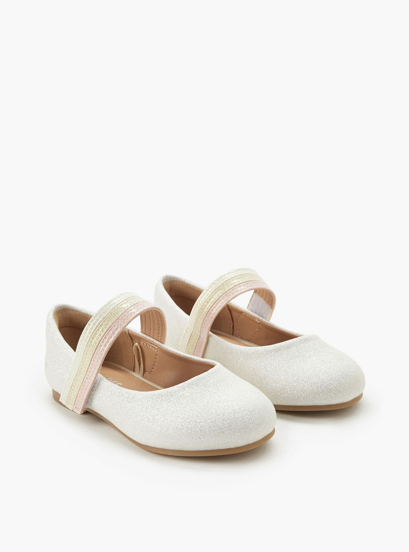 حذاء باليرينا بشريط إغلاق لاصق للبنات من جونيورز-girls-shoes-ballerinas-image-1