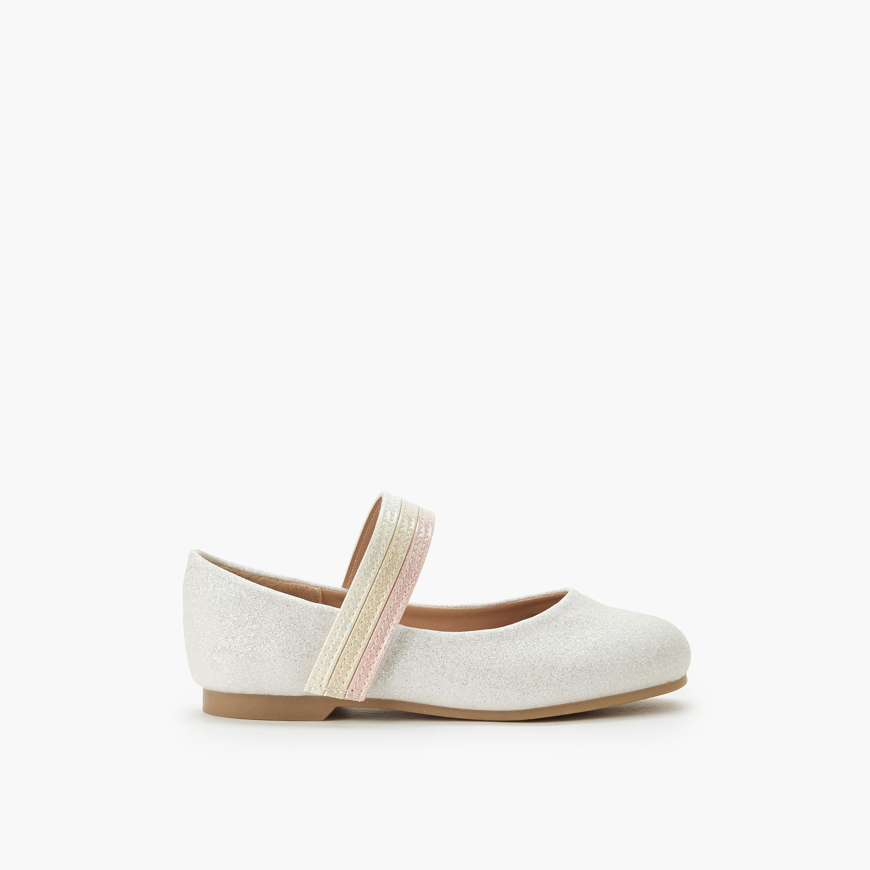 حذاء باليرينا بشريط إغلاق لاصق للبنات من جونيورز-girls-shoes-ballerinas-image-3