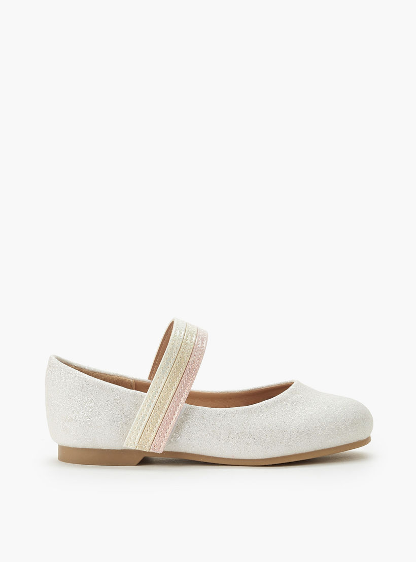 حذاء باليرينا بشريط إغلاق لاصق للبنات من جونيورز-girls-shoes-ballerinas-image-3