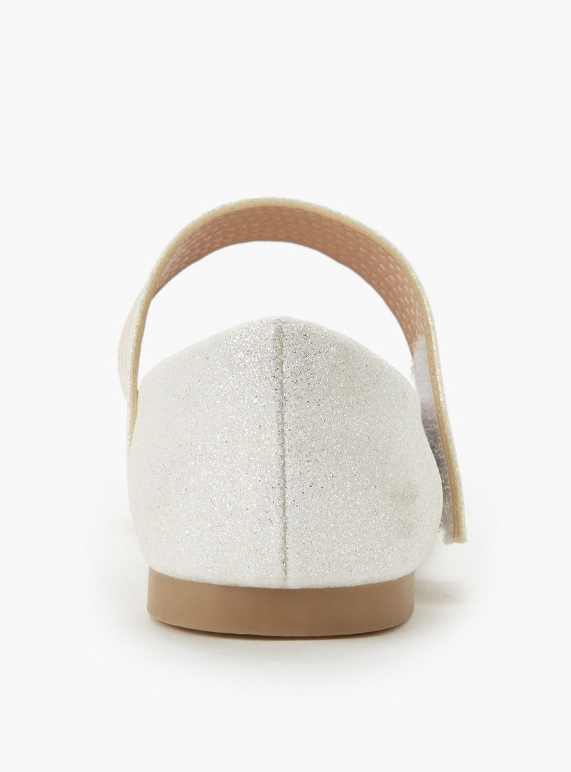 حذاء باليرينا بشريط إغلاق لاصق للبنات من جونيورز-girls-shoes-ballerinas-image-4