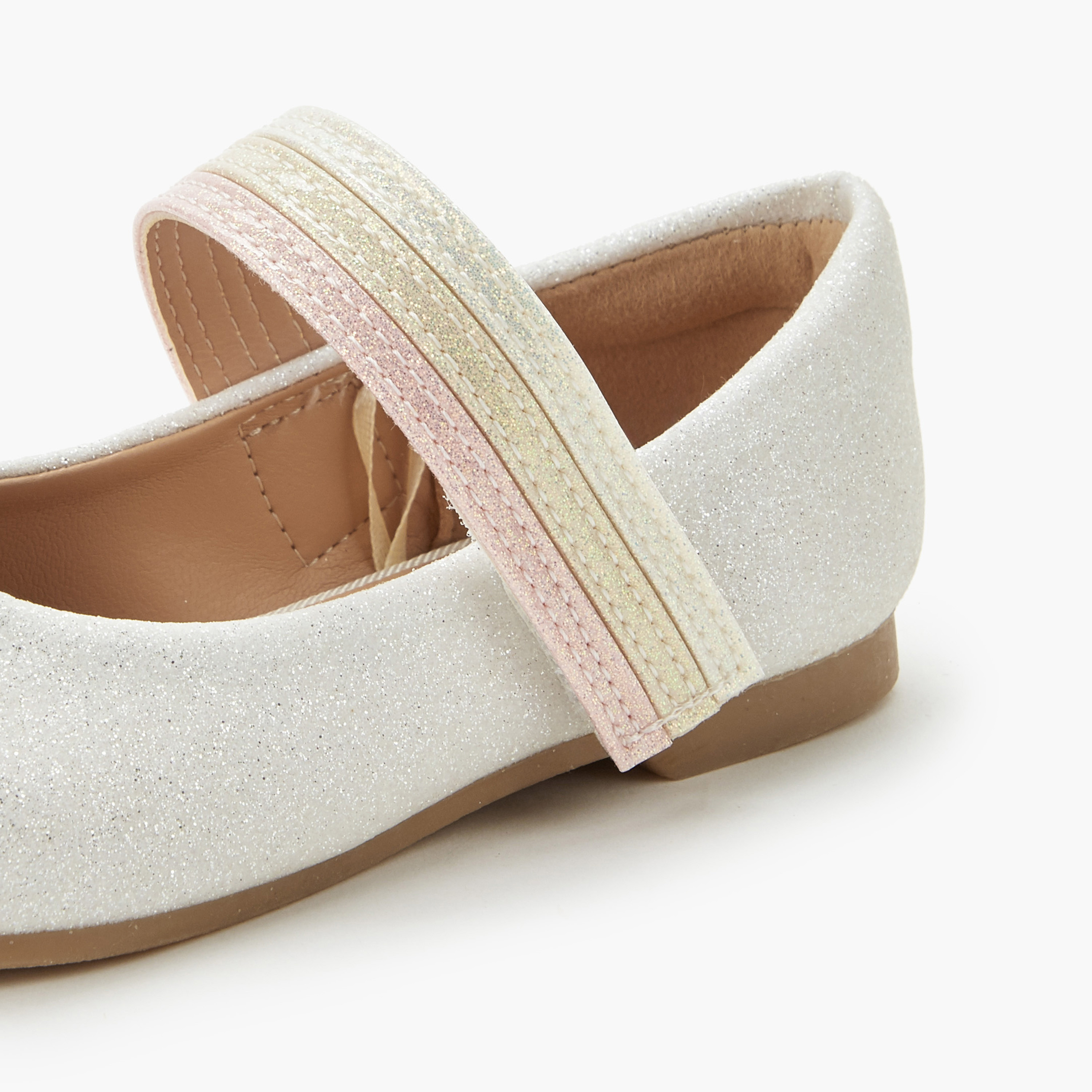 حذاء باليرينا بشريط إغلاق لاصق للبنات من جونيورز-girls-shoes-ballerinas-image-5