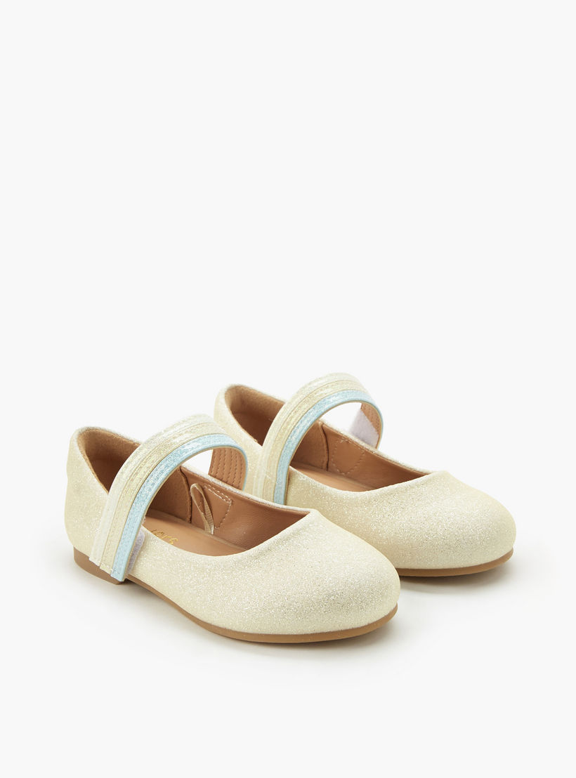 حذاء باليرينا بشريط إغلاق لاصق للبنات من جونيورز-girls-shoes-ballerinas-image-1