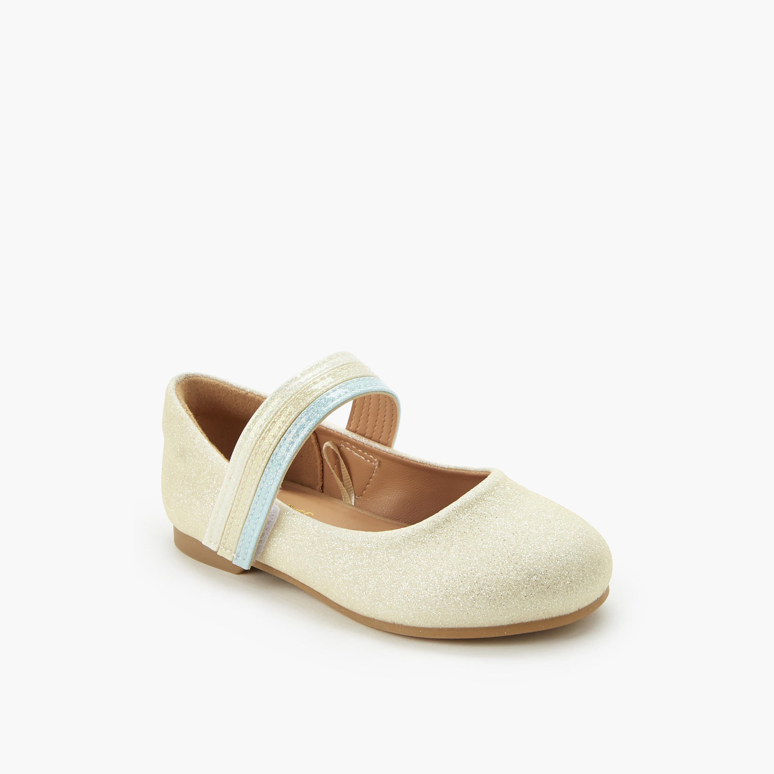 حذاء باليرينا بشريط إغلاق لاصق للبنات من جونيورز-girls-shoes-ballerinas-image-2