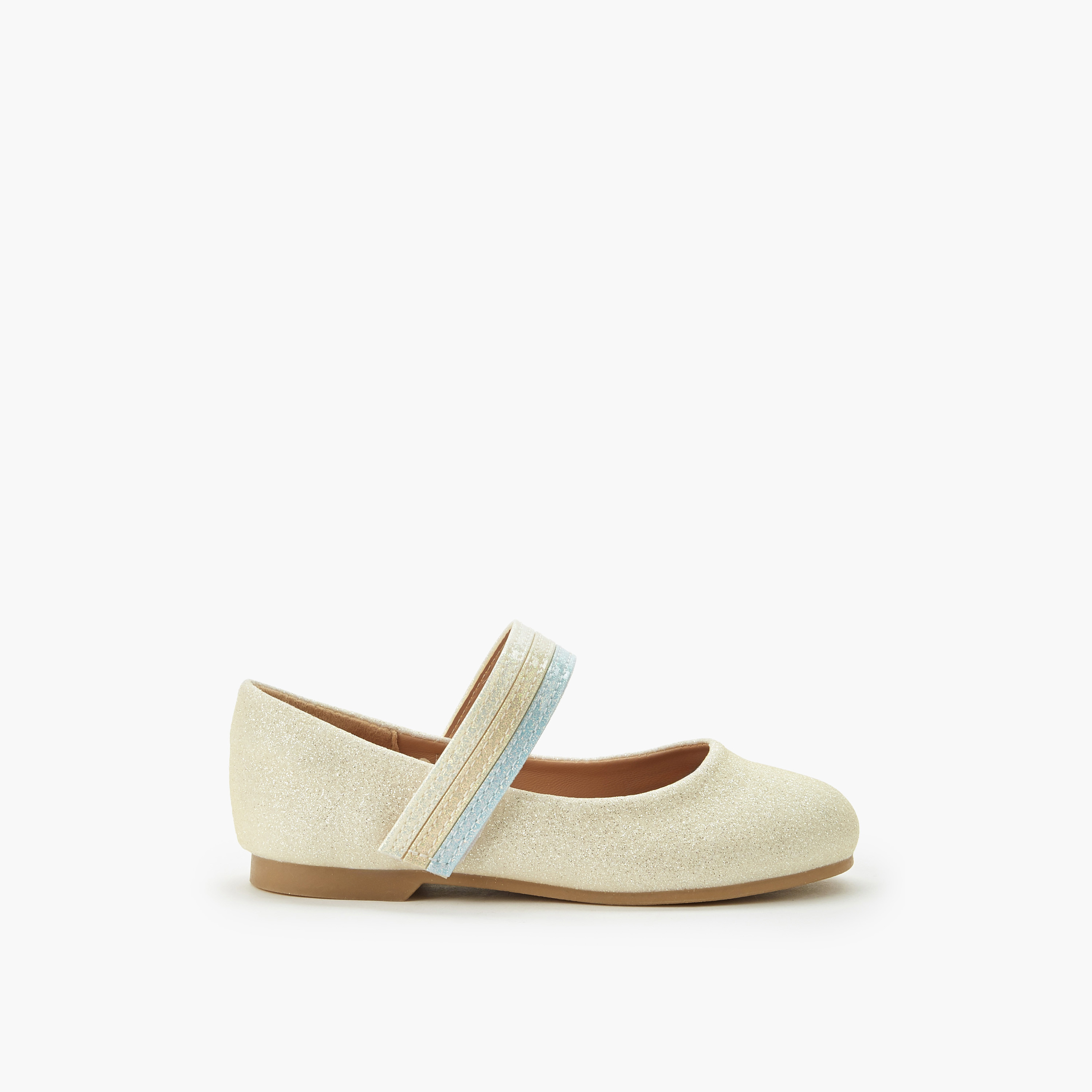 حذاء باليرينا بشريط إغلاق لاصق للبنات من جونيورز-girls-shoes-ballerinas-image-3