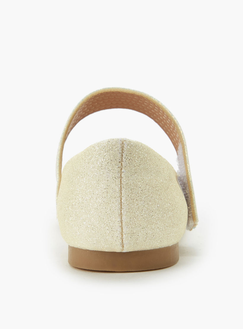 حذاء باليرينا بشريط إغلاق لاصق للبنات من جونيورز-girls-shoes-ballerinas-image-4