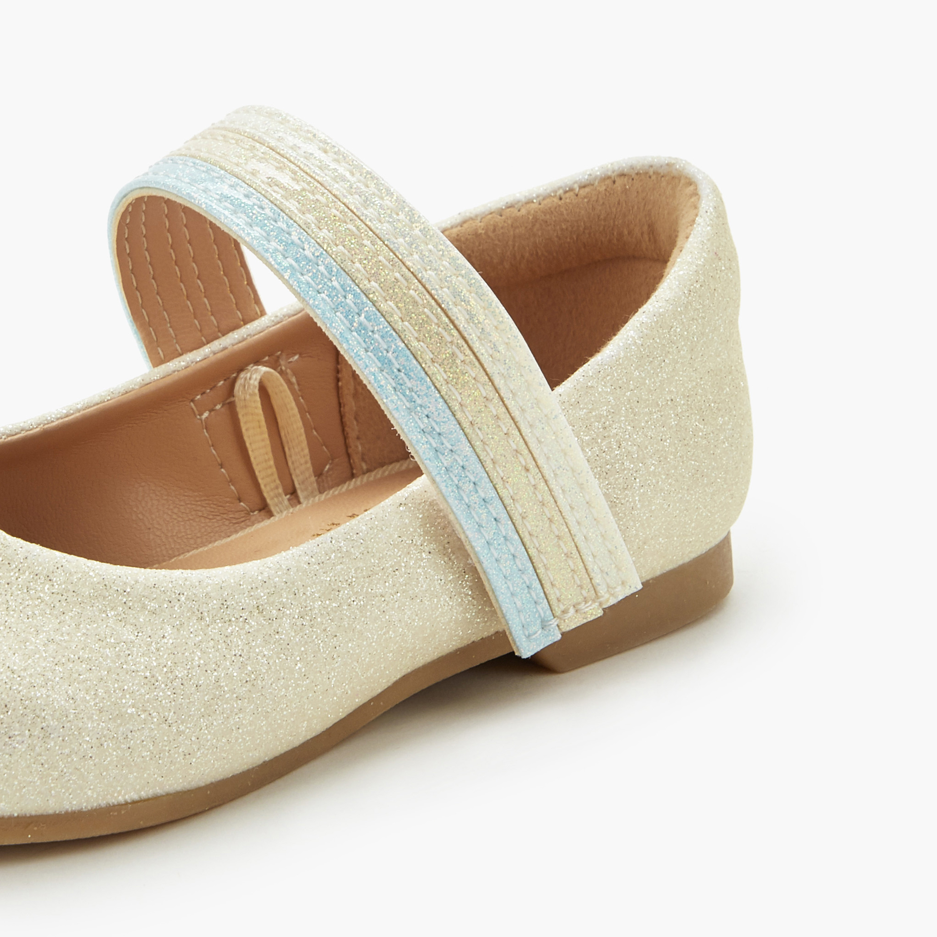 حذاء باليرينا بشريط إغلاق لاصق للبنات من جونيورز-girls-shoes-ballerinas-image-5