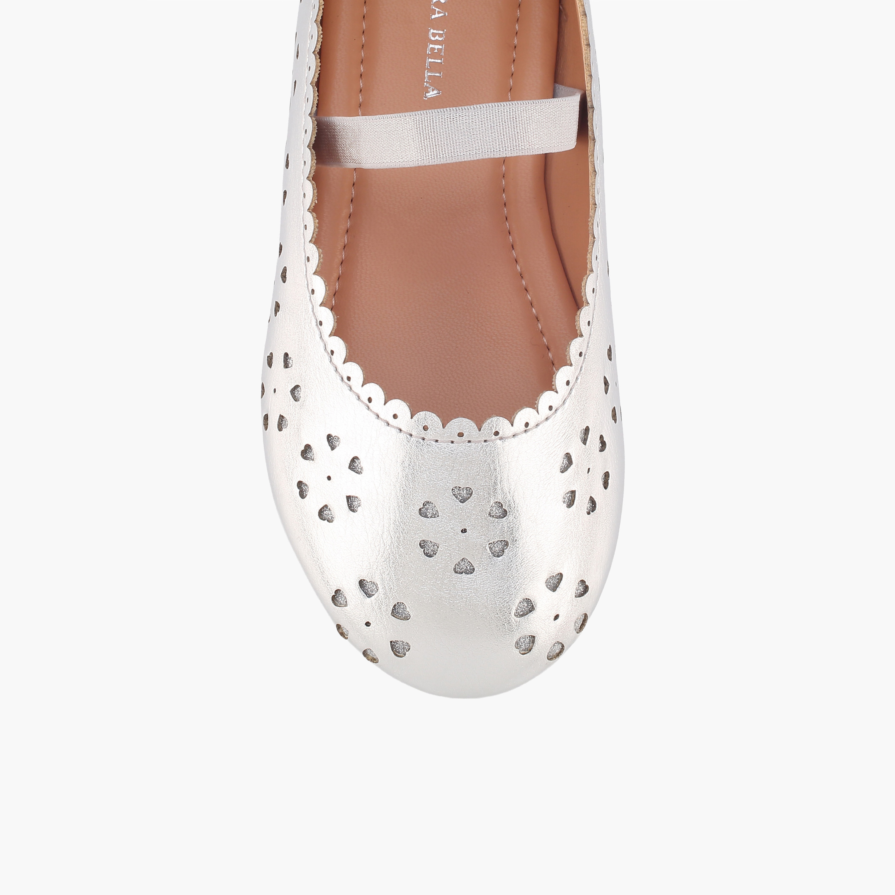 حذاء باليرينا بتفاصيل قلوب مفرغة للبنات من فلورا بيلا-girls-shoes-ballerinas-image-4