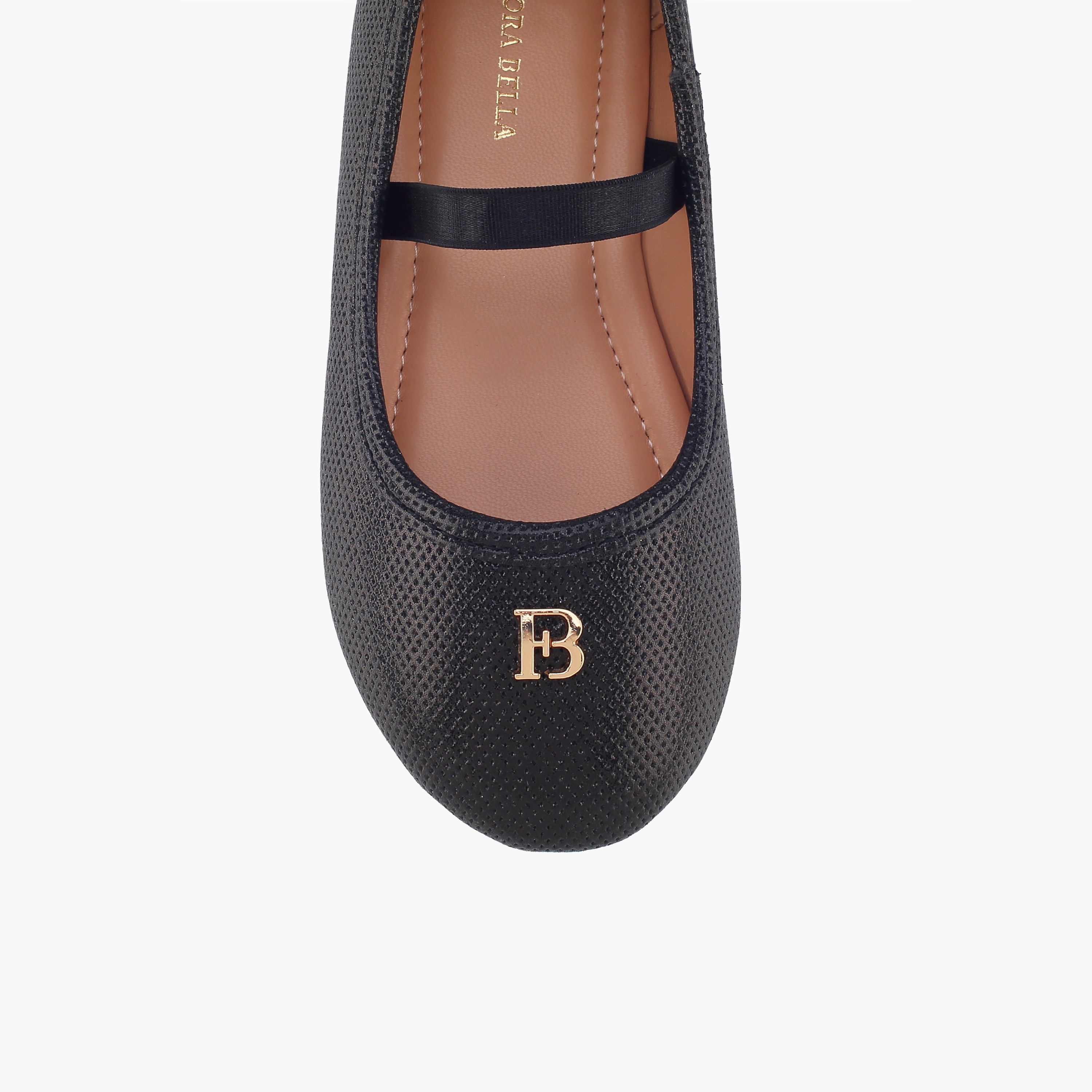 Flora Bella Girls Elasticated Strap Ballerina Shoes-girls-shoes-ballerinas-image-4