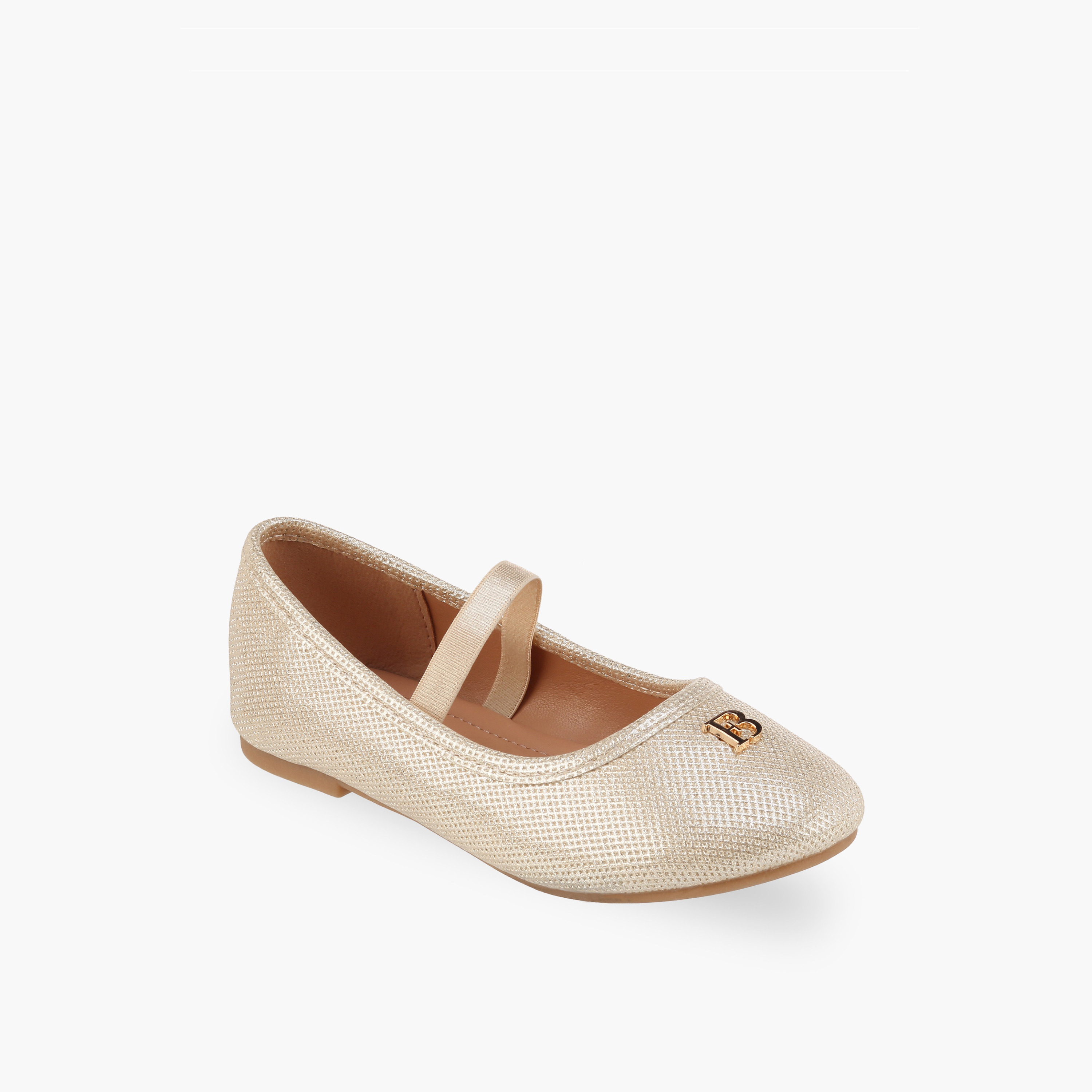 Flora Bella Girls Elasticated Strap Ballerina Shoes-girls-shoes-ballerinas-image-2