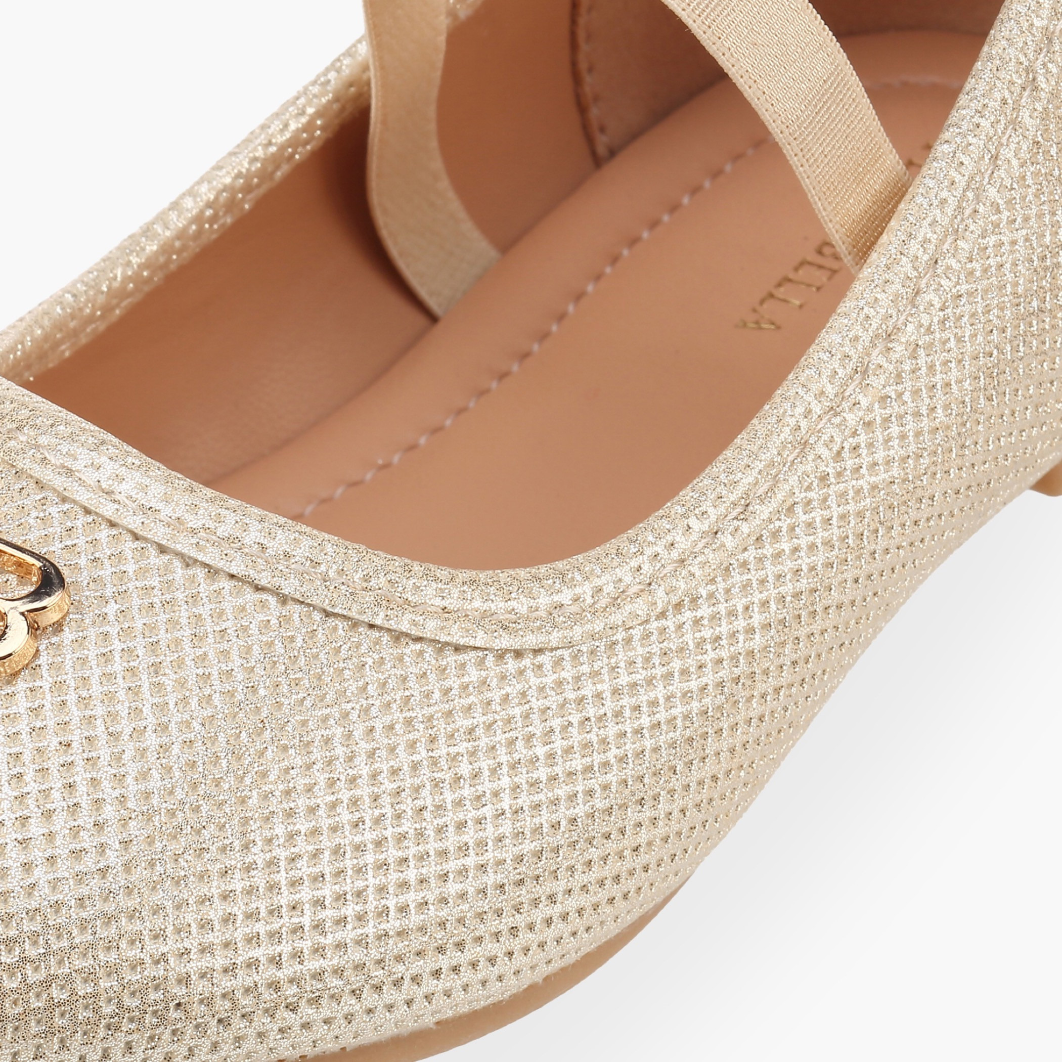 Flora Bella Girls Elasticated Strap Ballerina Shoes-girls-shoes-ballerinas-image-6