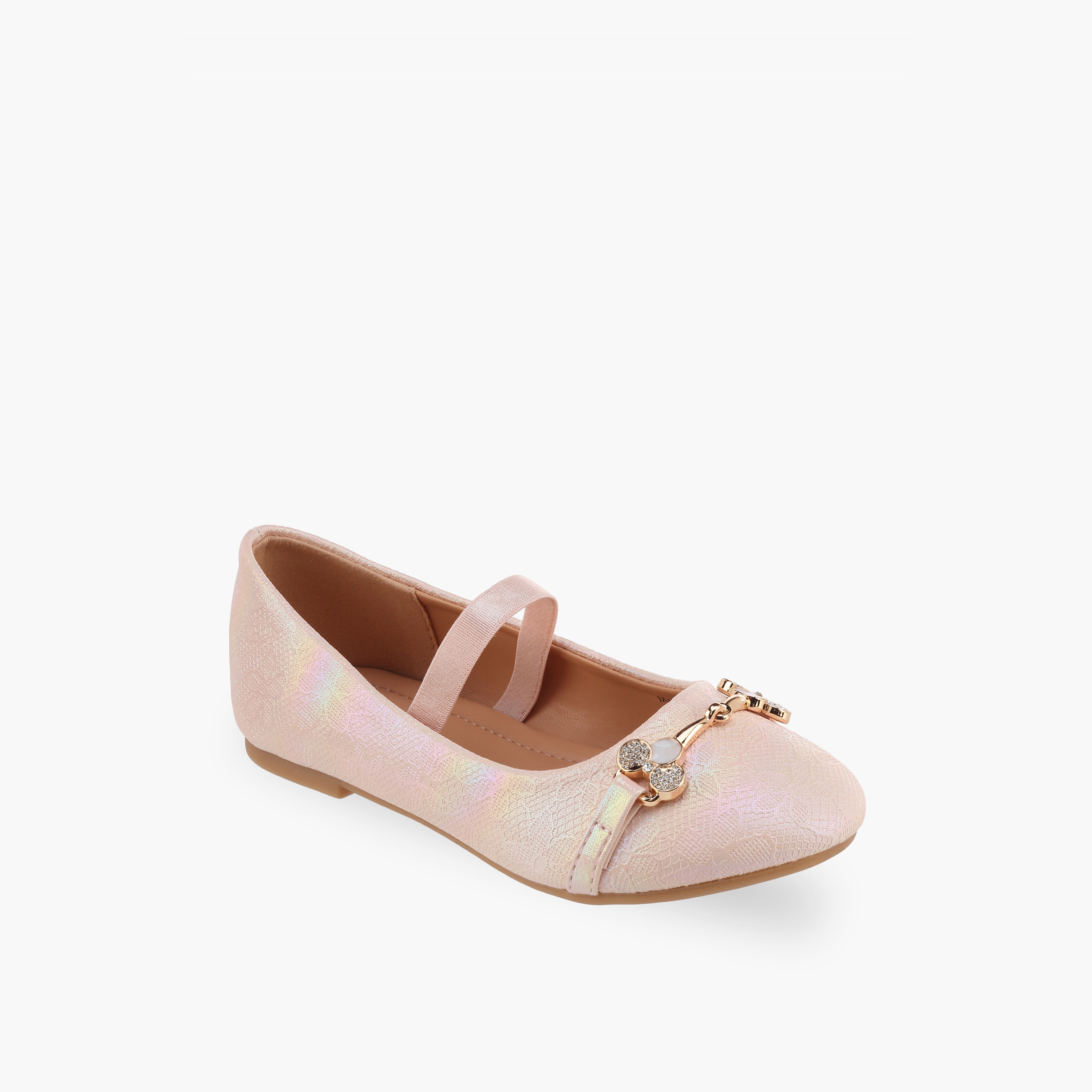 حذاء باليرينا بتزيينات إبزيم للبنات من فلورا بيلا-girls-shoes-ballerinas-image-2
