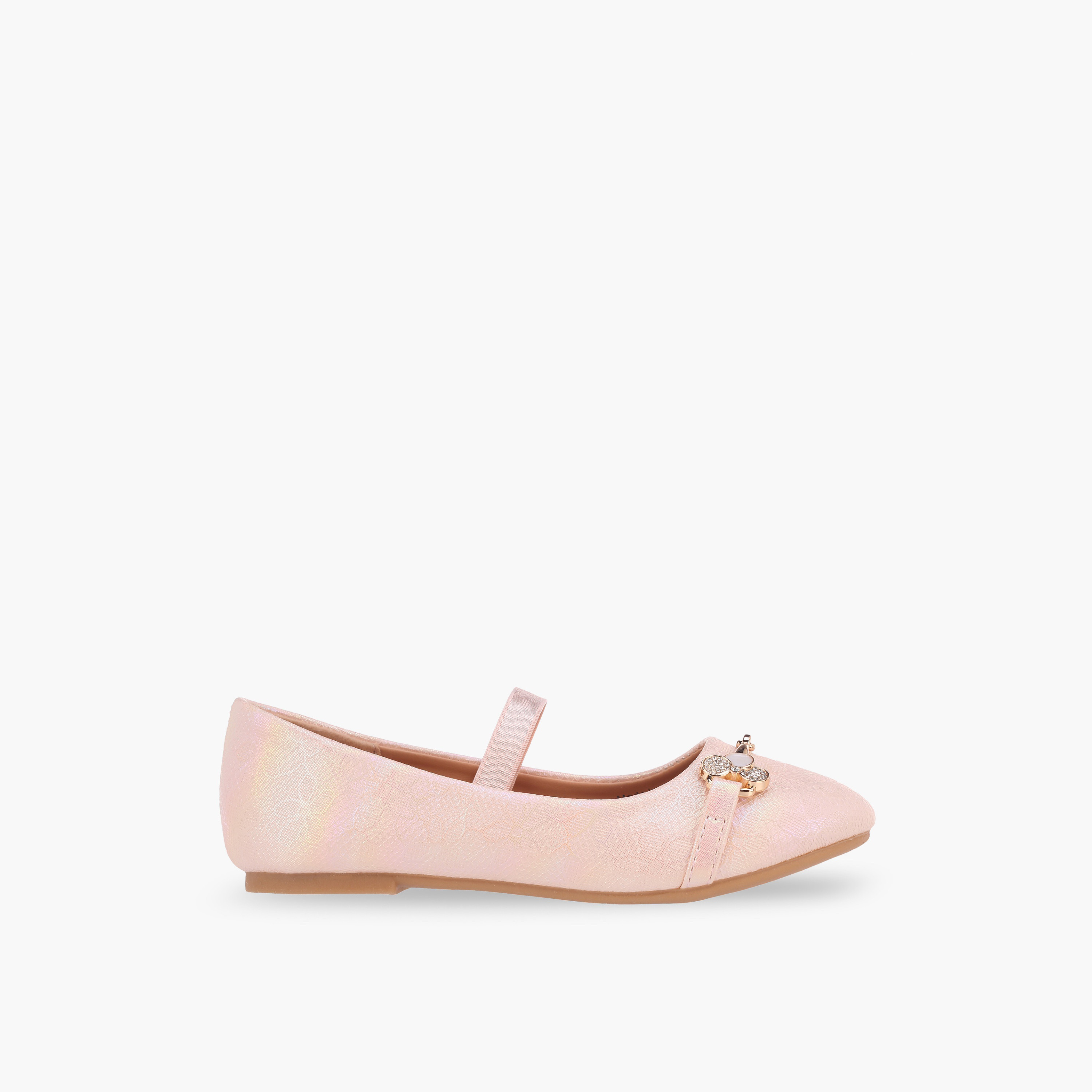 حذاء باليرينا بتزيينات إبزيم للبنات من فلورا بيلا-girls-shoes-ballerinas-image-3