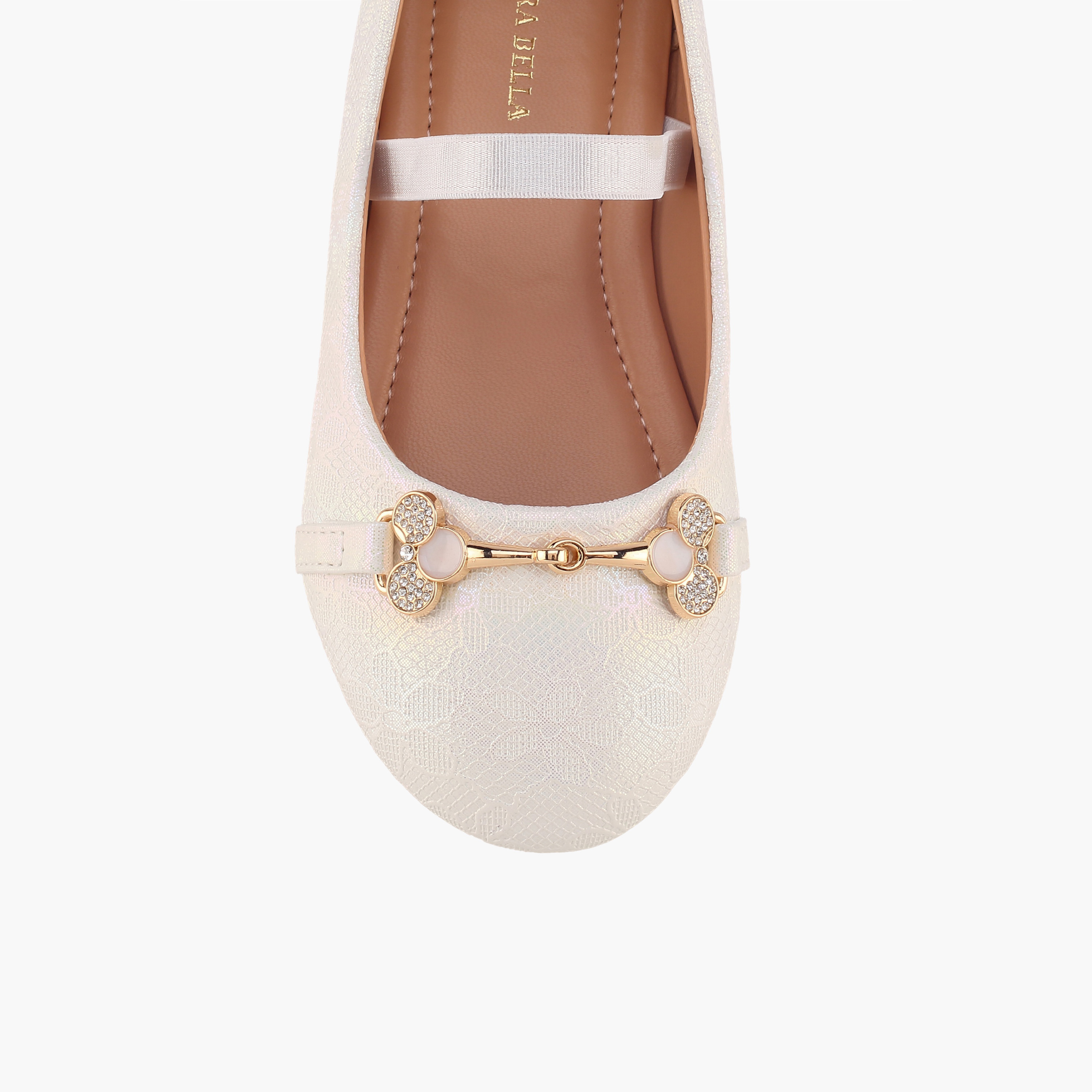Flora Bella Girls Buckle Accent Ballerina Shoes-girls-shoes-ballerinas-image-4