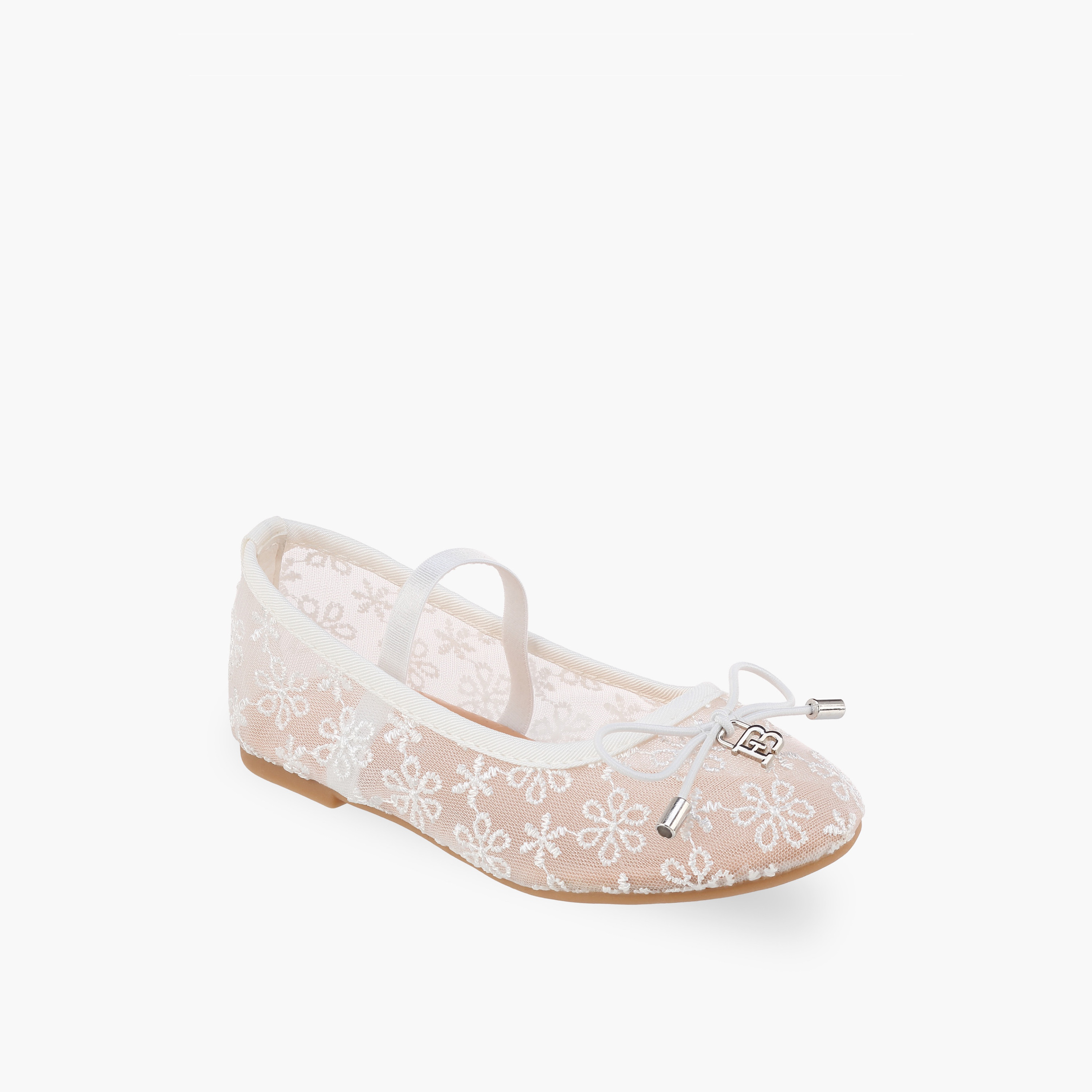 Flora Bella Girls Embroidered Ballerina Shoes-girls-shoes-ballerinas-image-2