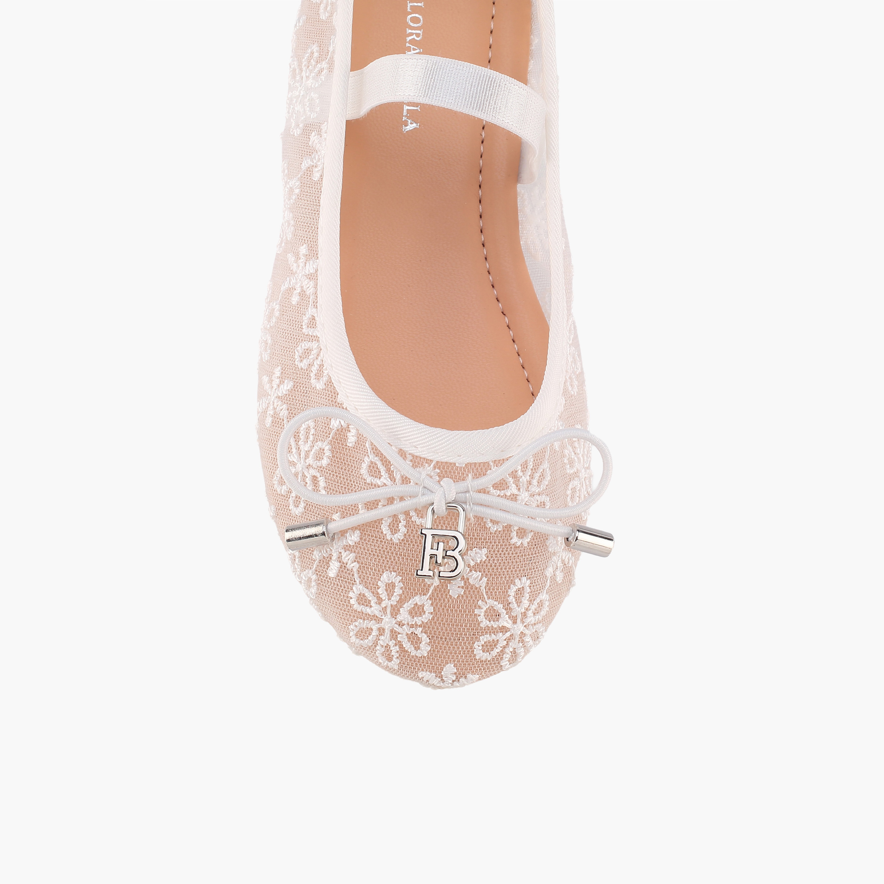 Flora Bella Girls Embroidered Ballerina Shoes-girls-shoes-ballerinas-image-4