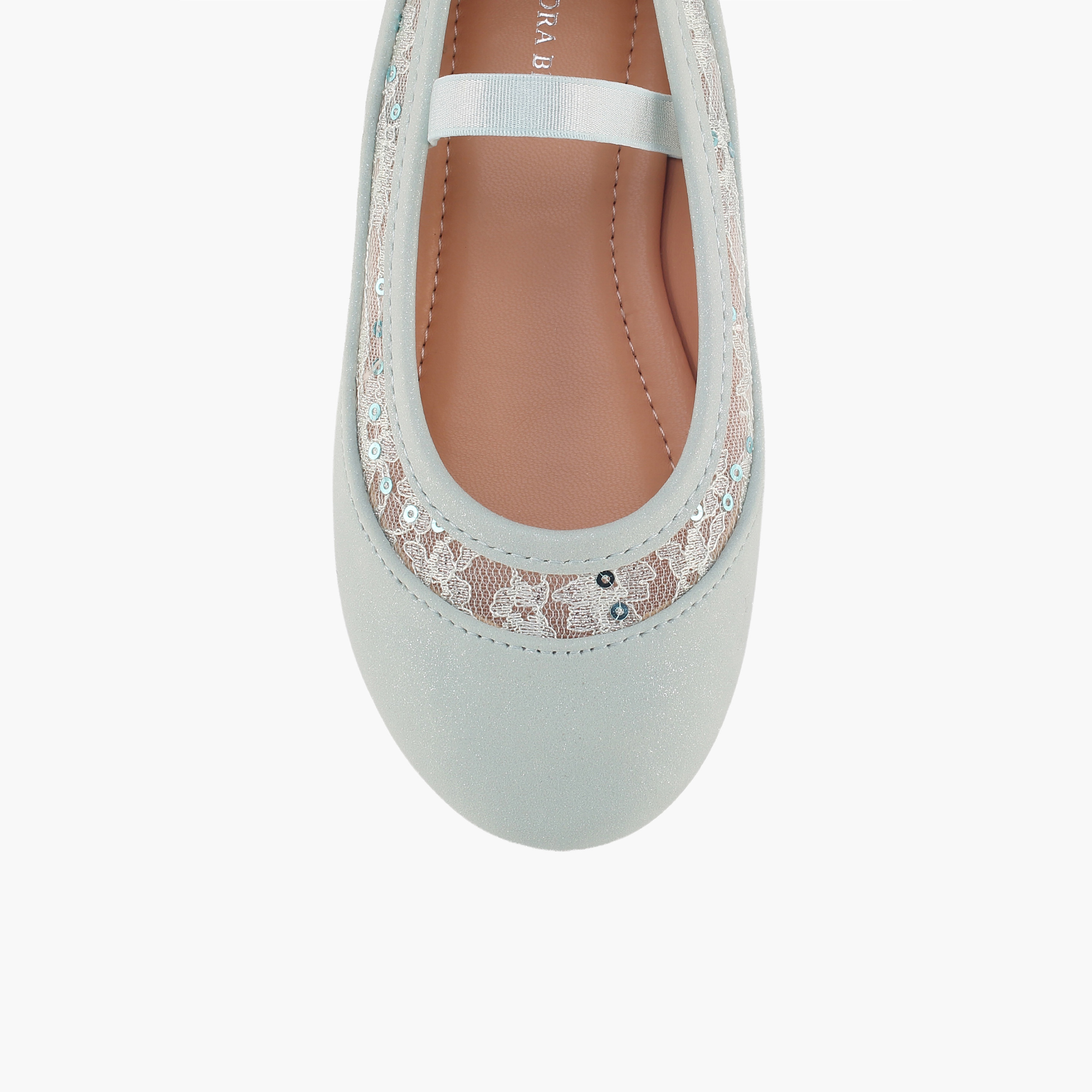 حذاء باليرينا بحافة دانتيل للبنات من فلورا بيلا-girls-shoes-ballerinas-image-3