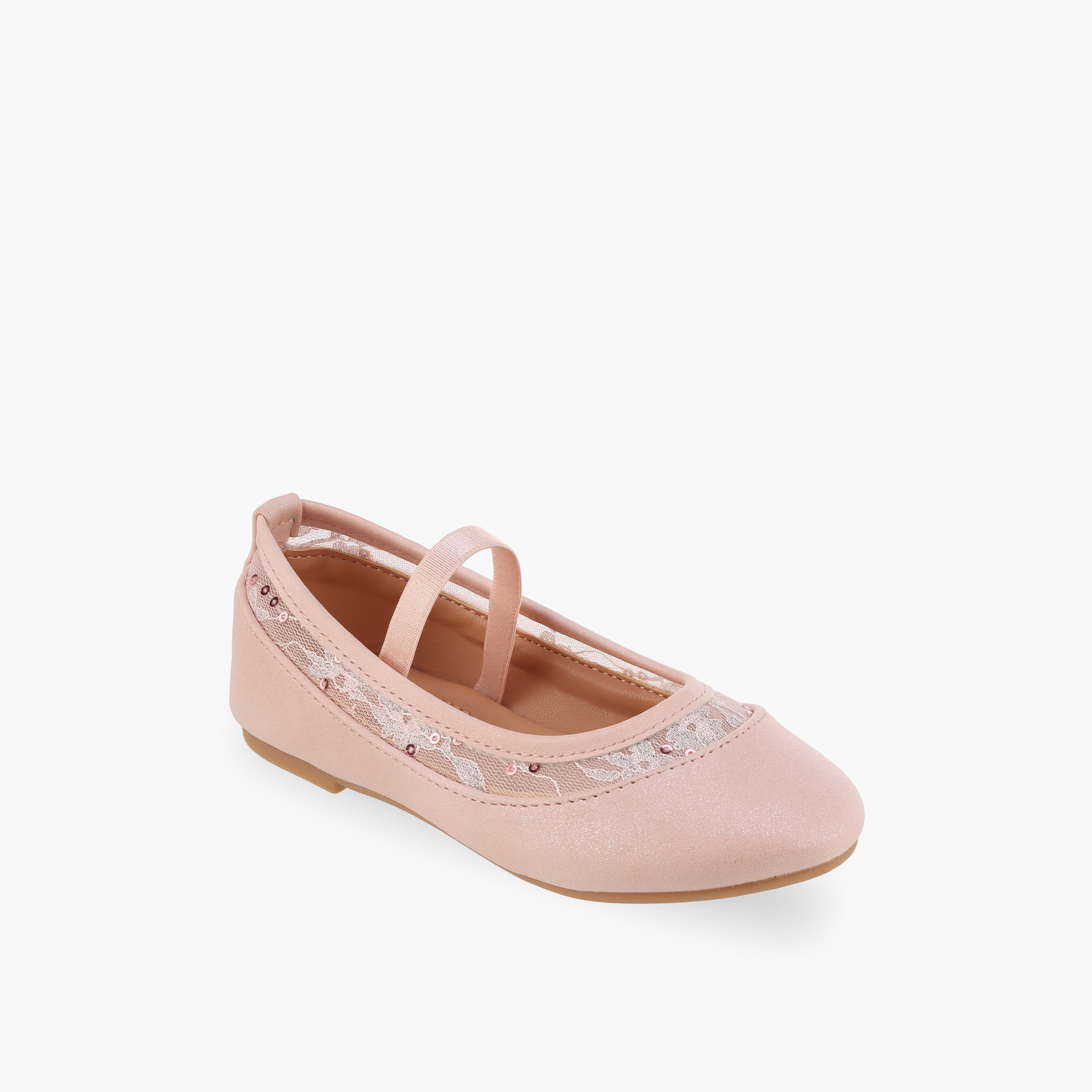 Flora Bella Girls Lace Trim Ballerina Shoes-girls-shoes-ballerinas-image-2