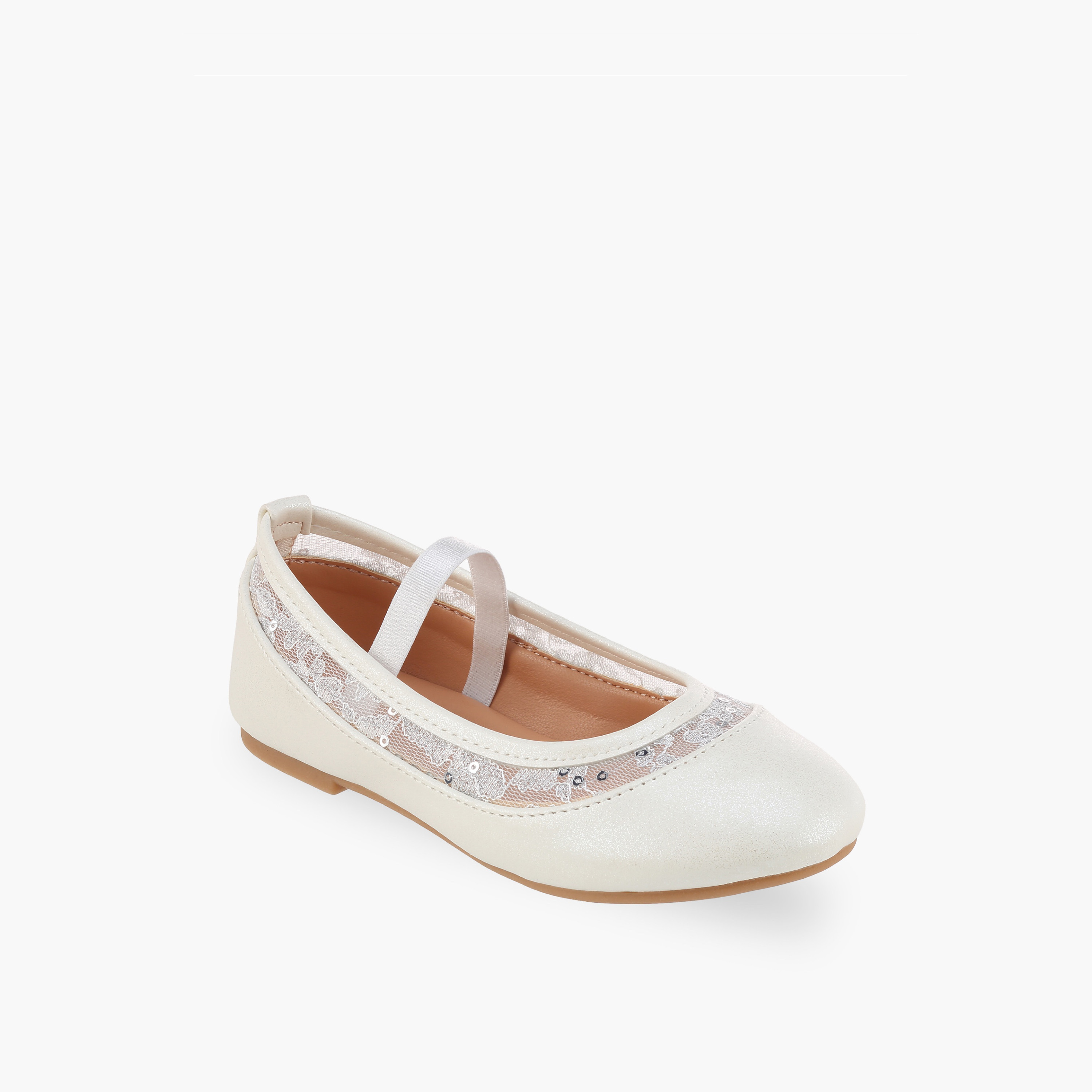 حذاء باليرينا بحافة دانتيل للبنات من فلورا بيلا-girls-shoes-ballerinas-image-2