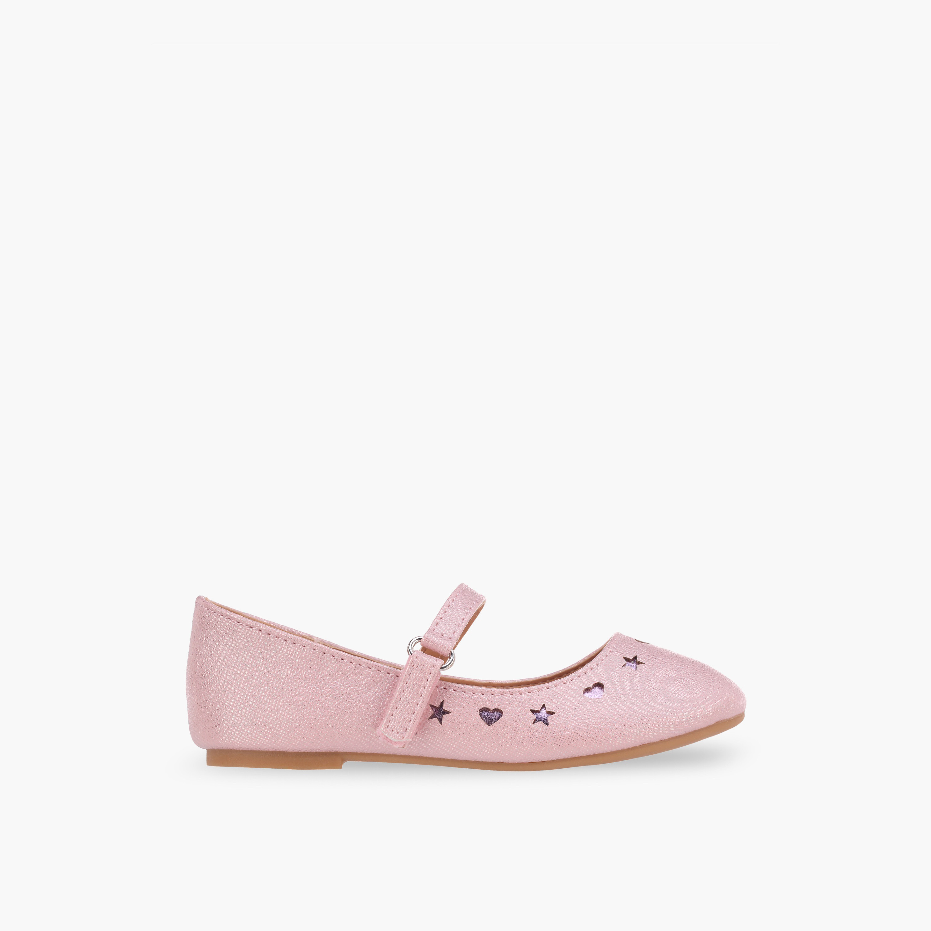 Flora Bella Girls Cutout Detail Hook & Loop Mary Jane Shoes-girls-shoes-maryjanes-image-3