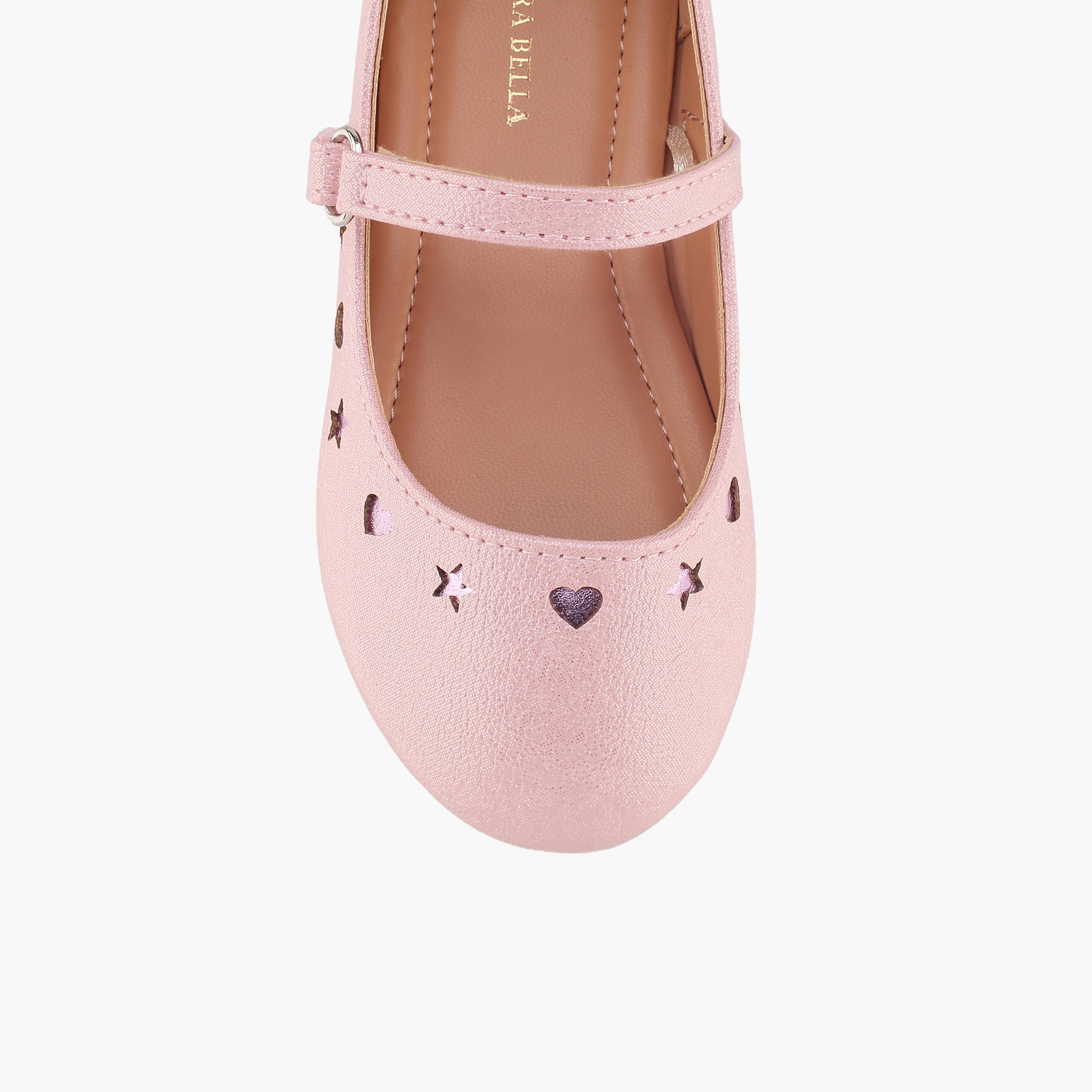 Flora Bella Girls Cutout Detail Hook & Loop Mary Jane Shoes-girls-shoes-maryjanes-image-4