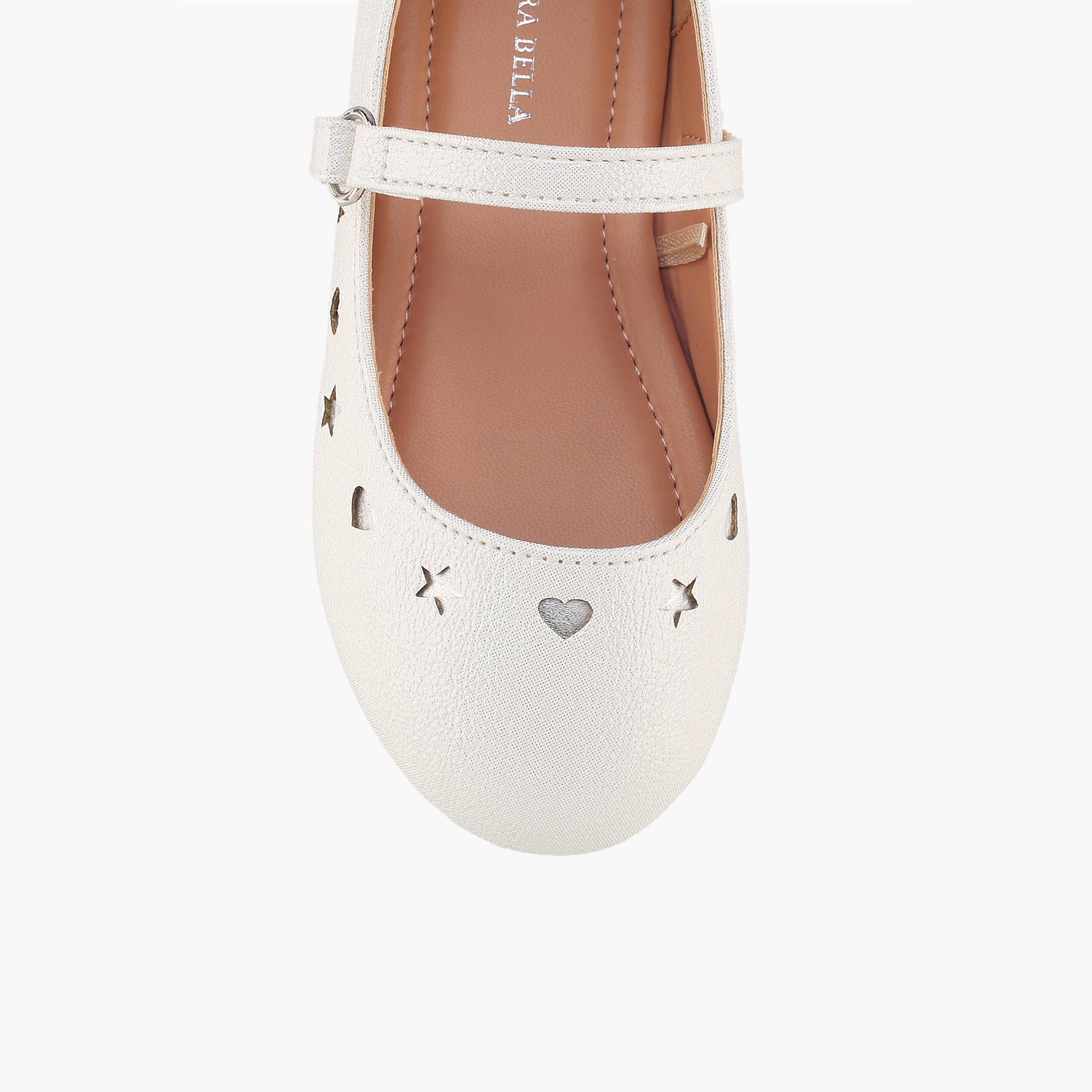 Flora Bella Girls Cutout Detail Hook & Loop Mary Jane Shoes-girls-shoes-maryjanes-image-4