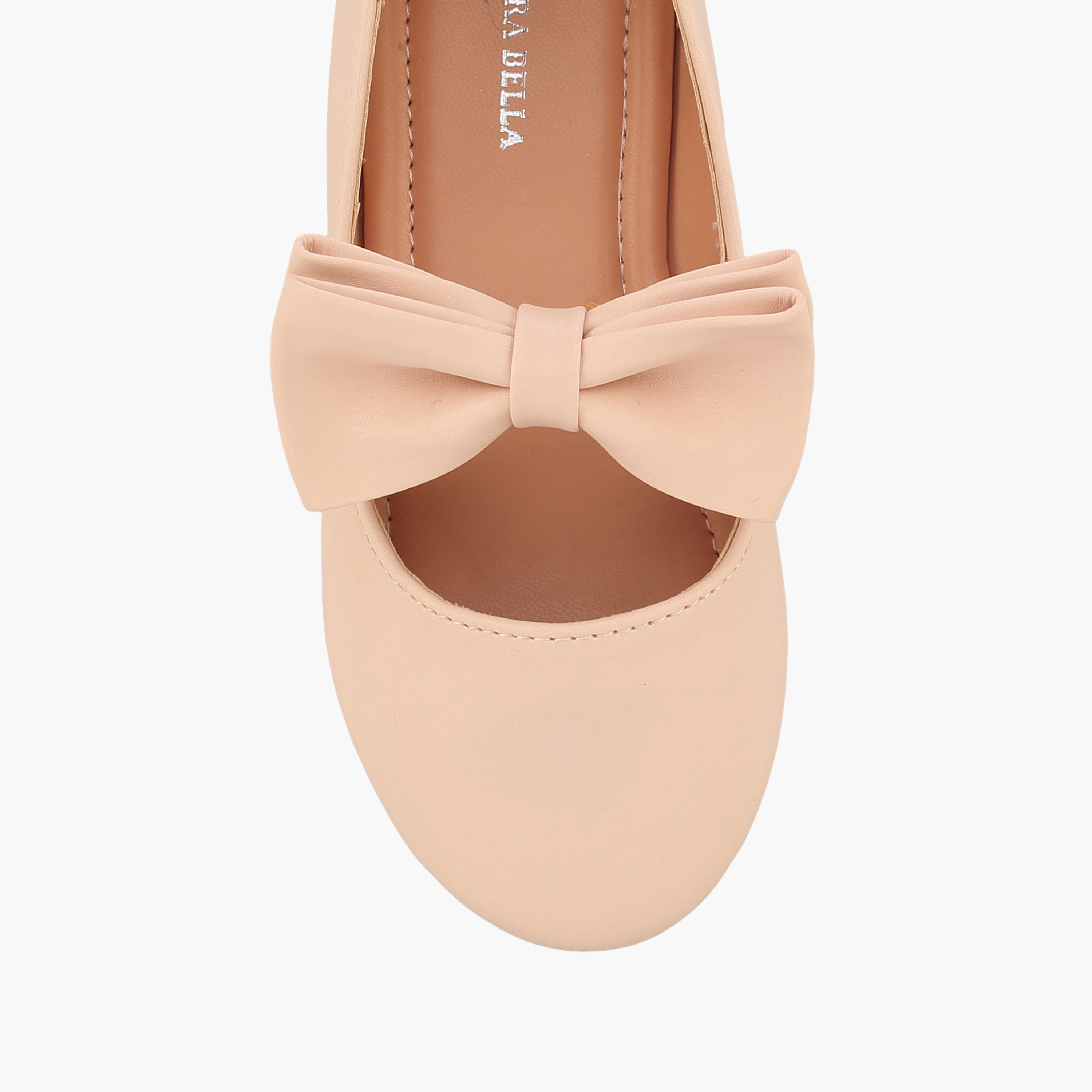حذاء ماري جين للبنات بتفاصيل فيونكة من فلورا بيلا-girls-shoes-maryjanes-image-4